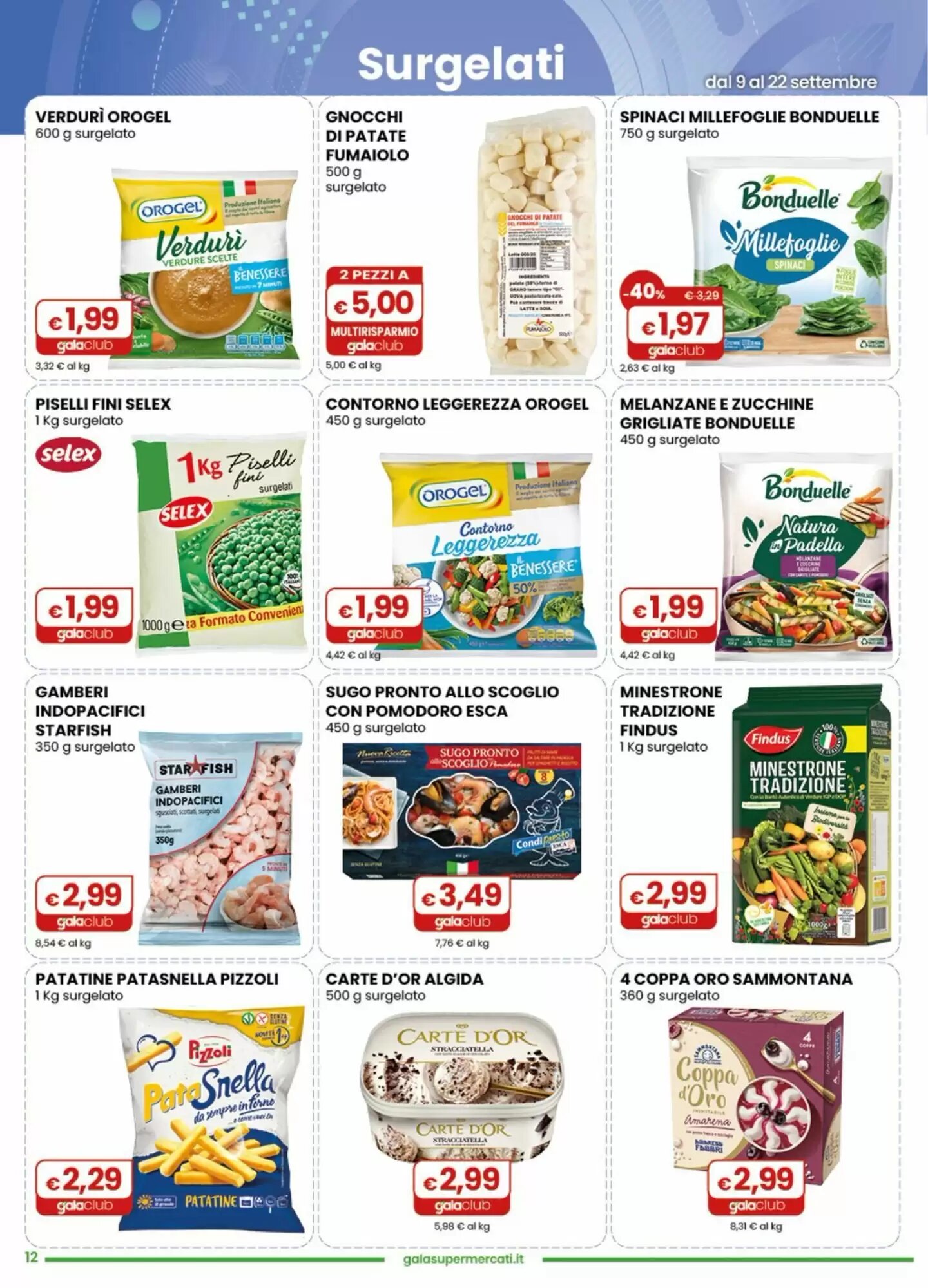 Volantino promozionale Gala Supermercati  valide dal 09/09/2026 - Pagina 11.