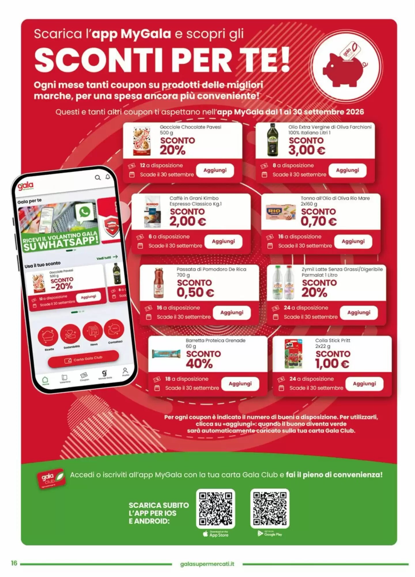 Volantino promozionale Gala Supermercati  valide dal 09/09/2026 - Pagina 15.