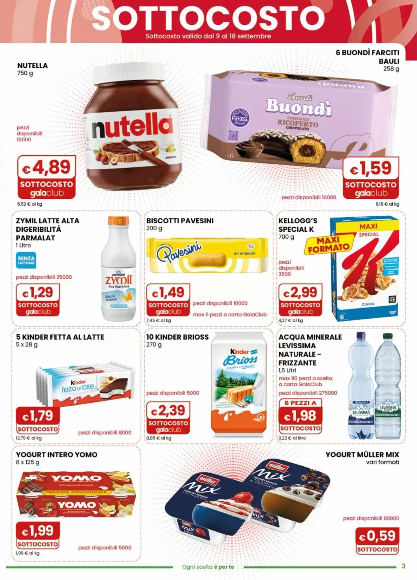 Volantino promozionale Gala Supermercati  valide dal 09/09/2026 - Pagina 2.