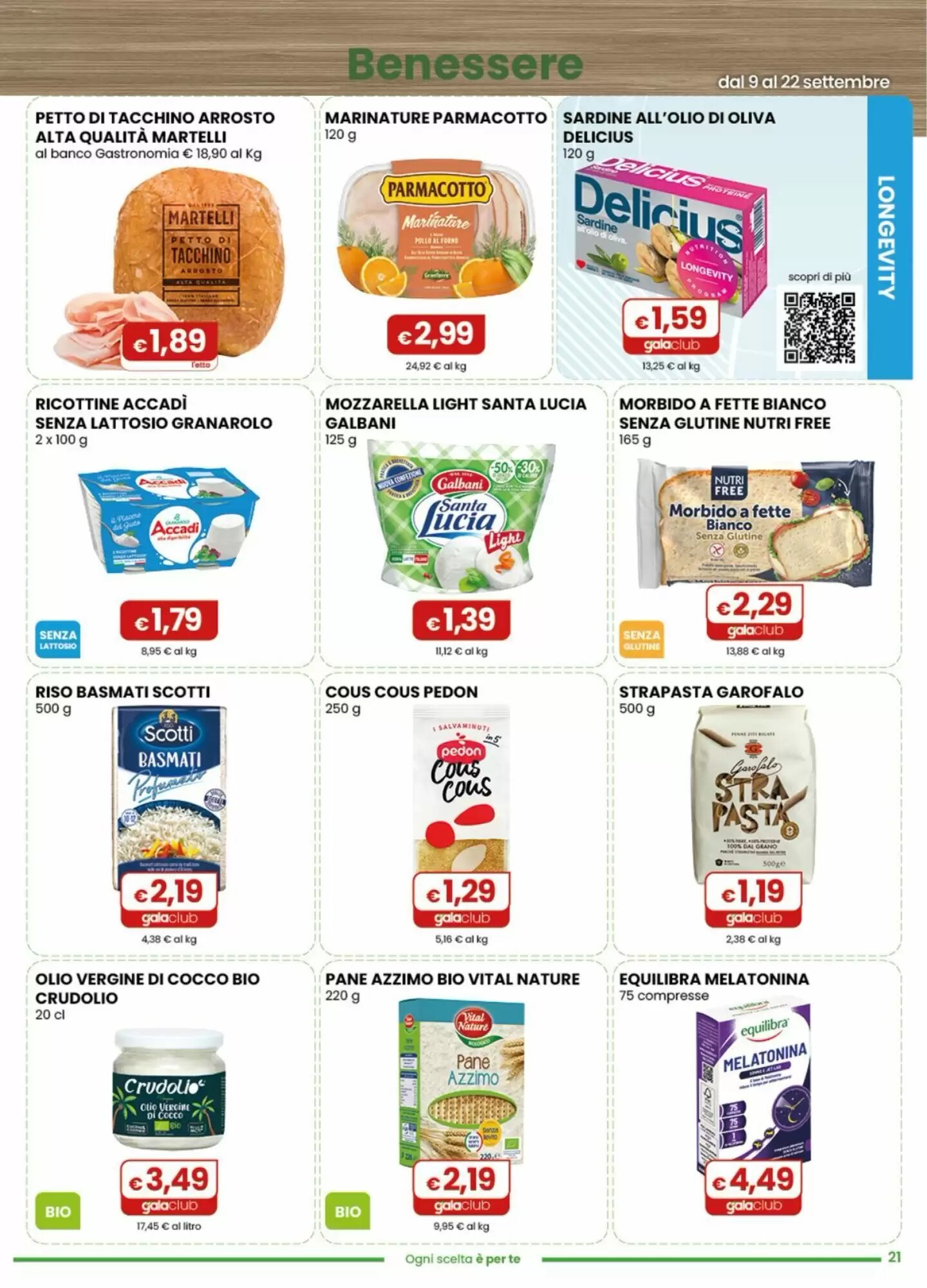 Volantino promozionale Gala Supermercati  valide dal 09/09/2026 - Pagina 20.