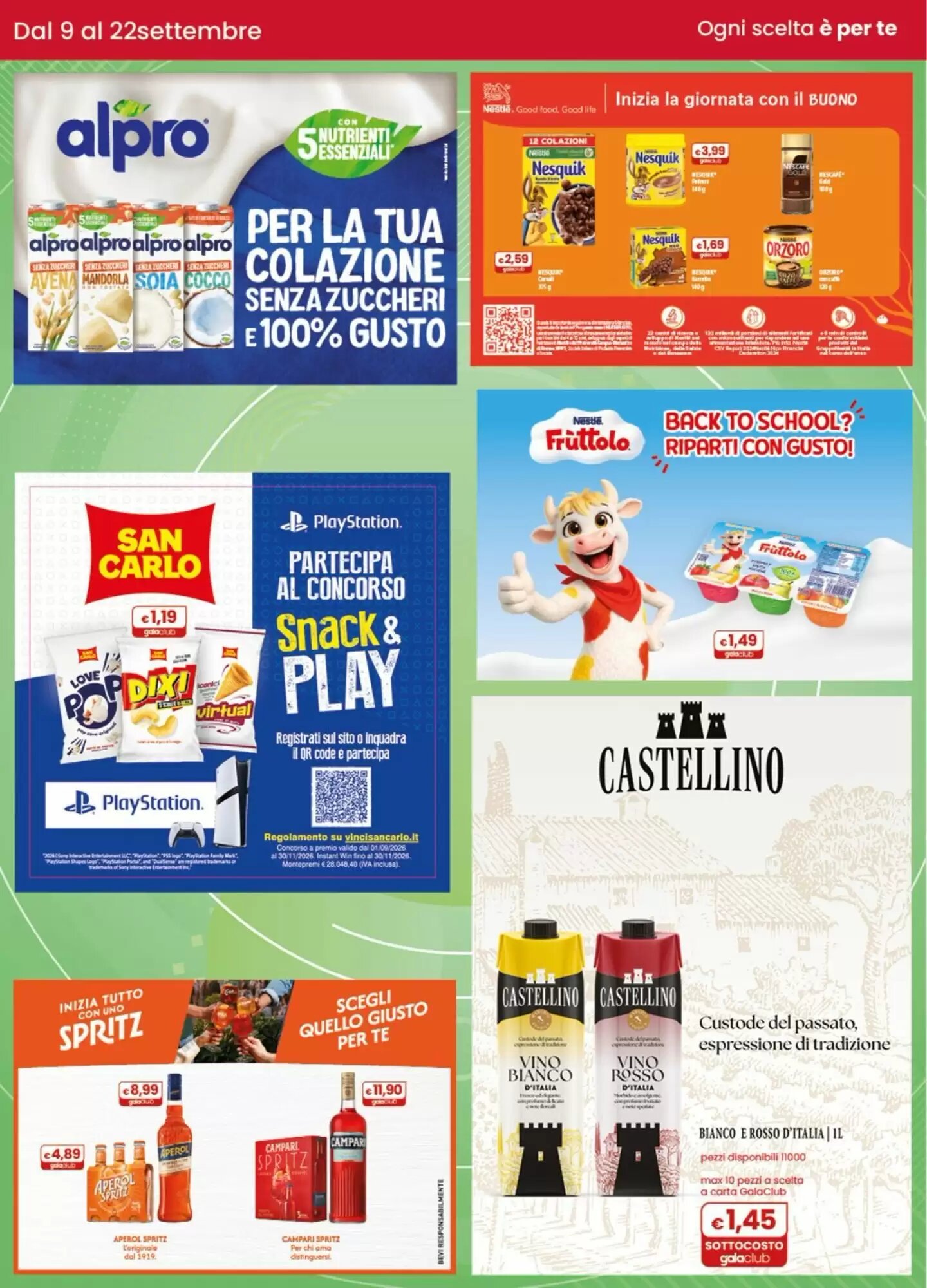 Volantino promozionale Gala Supermercati  valide dal 09/09/2026 - Pagina 29.
