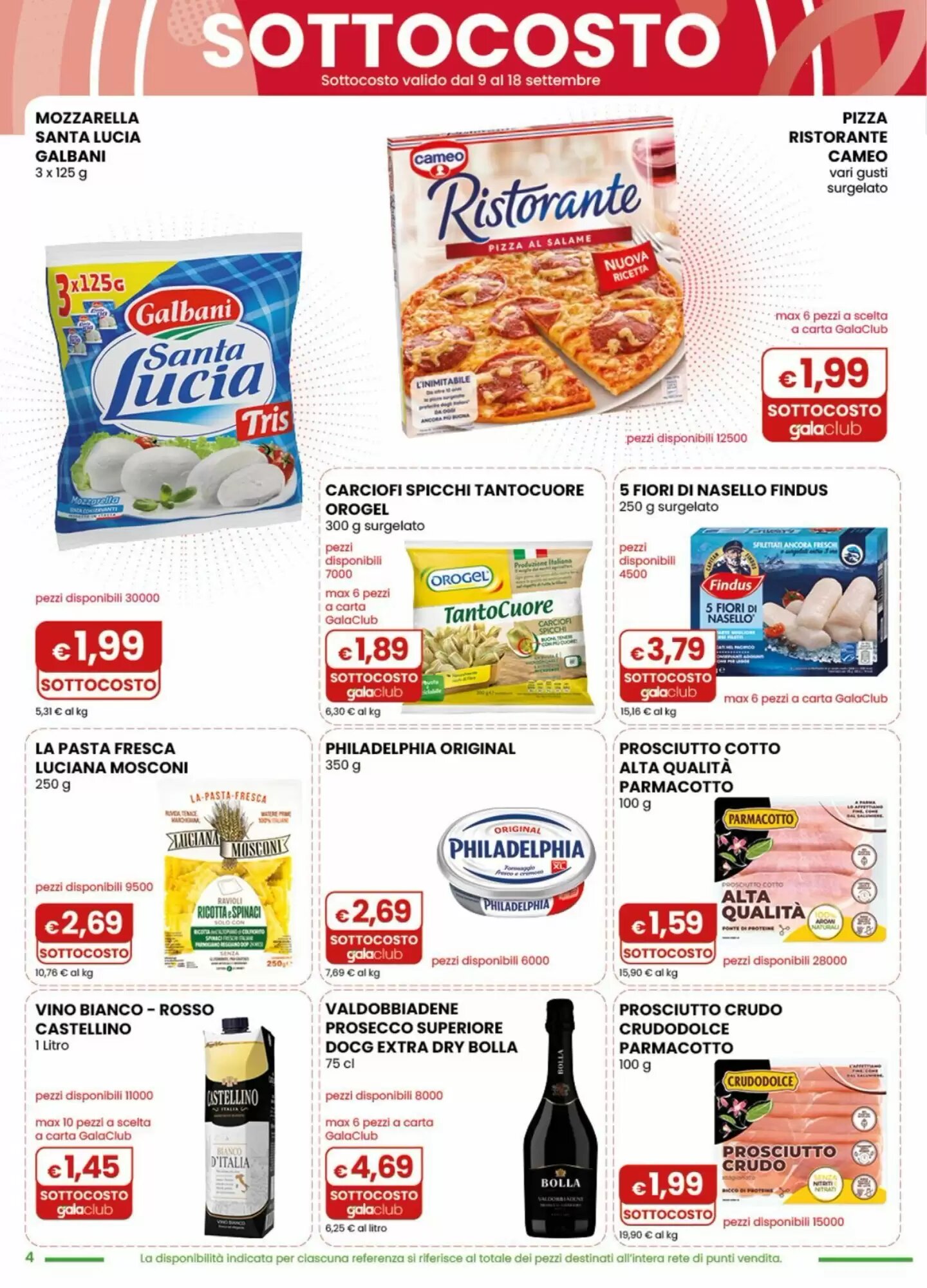Volantino promozionale Gala Supermercati  valide dal 09/09/2026 - Pagina 3.
