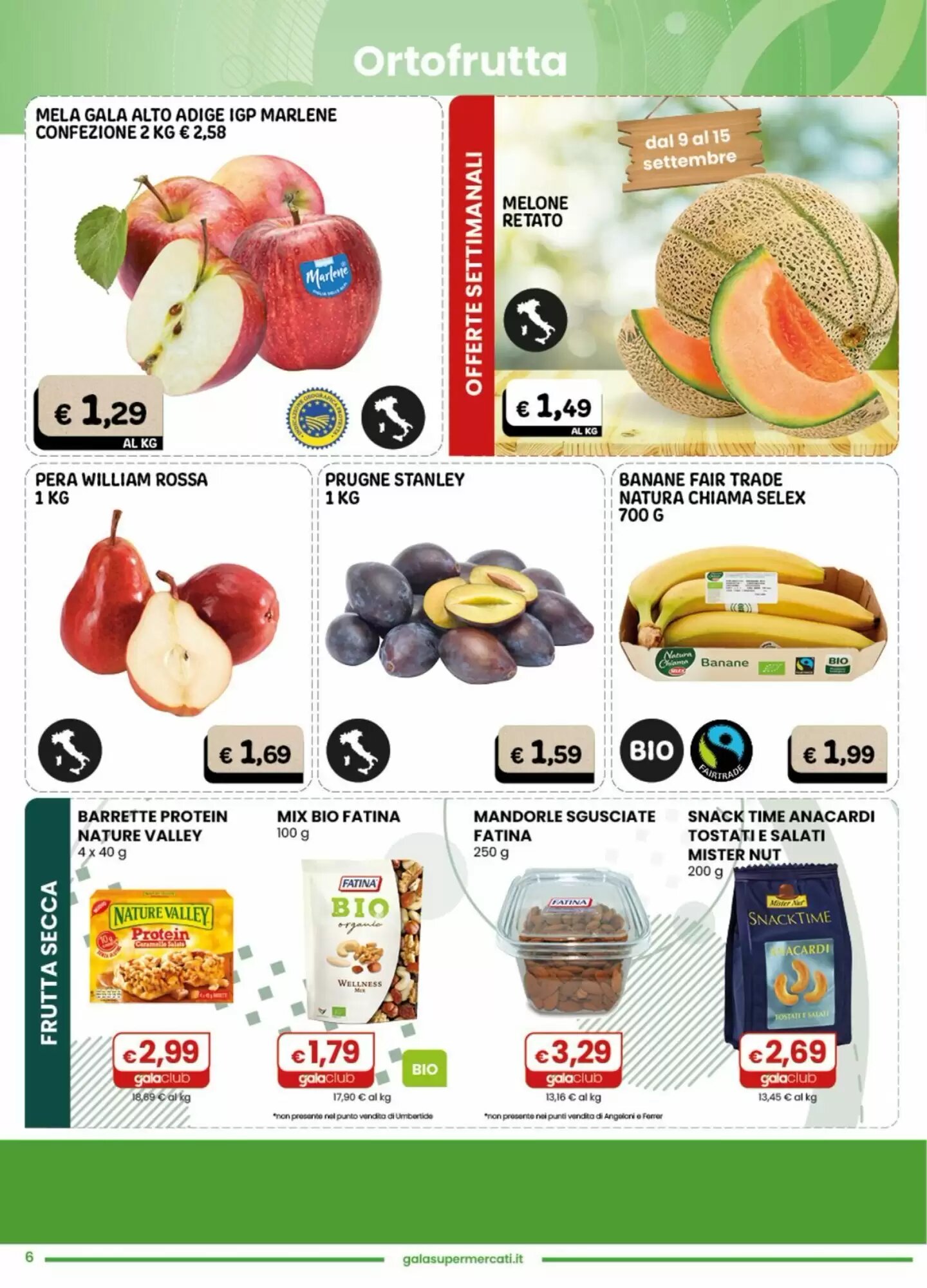 Volantino promozionale Gala Supermercati  valide dal 09/09/2026 - Pagina 5.