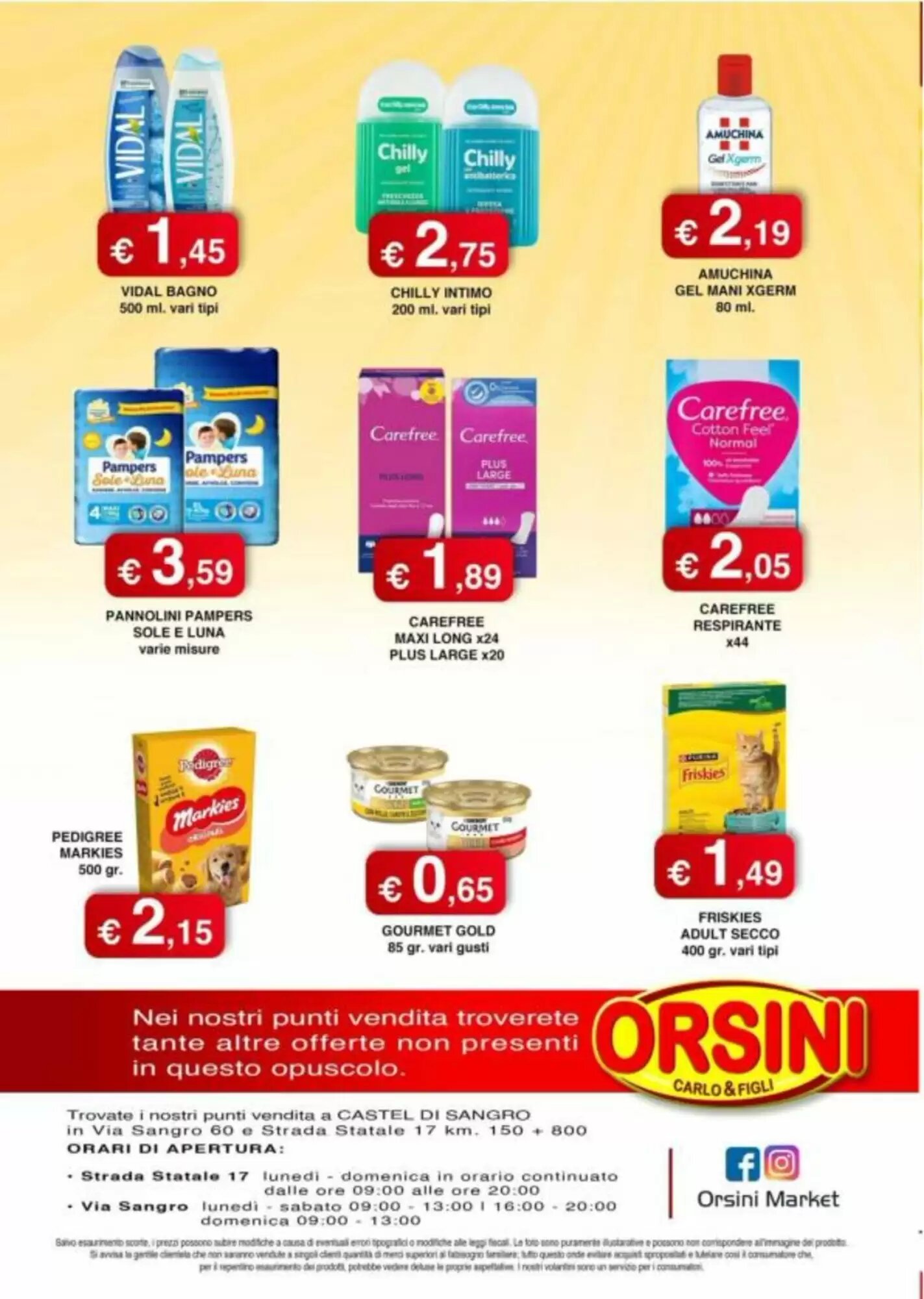Volantino promozionale Orsini Market  valide dal 09/09/2026 - Pagina 12.