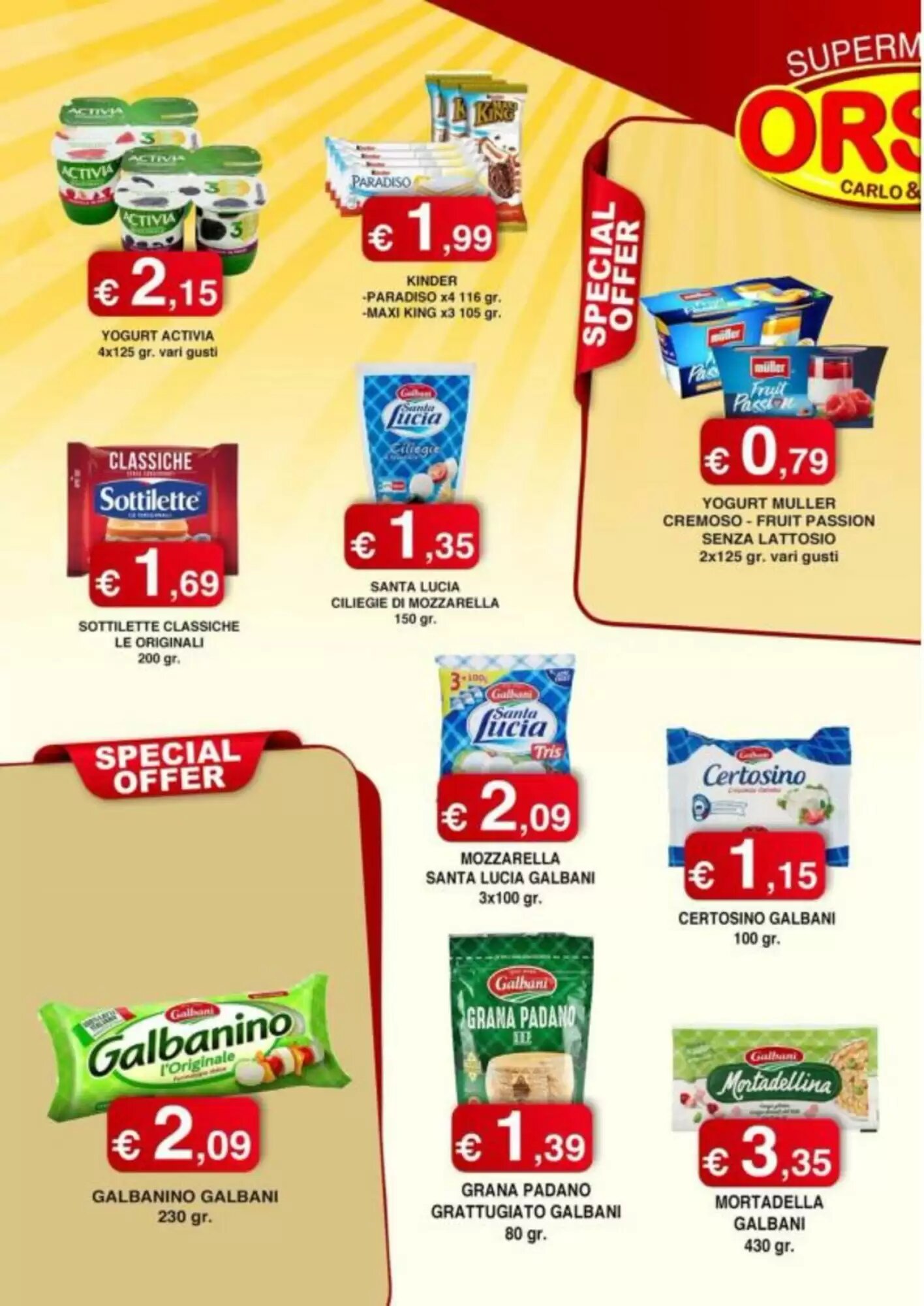 Volantino promozionale Orsini Market  valide dal 09/09/2026 - Pagina 9.