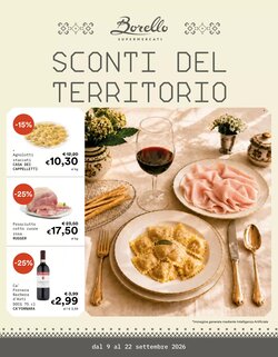 Volantino promozionale Borello Supermercati  valide dal 09/09/2026