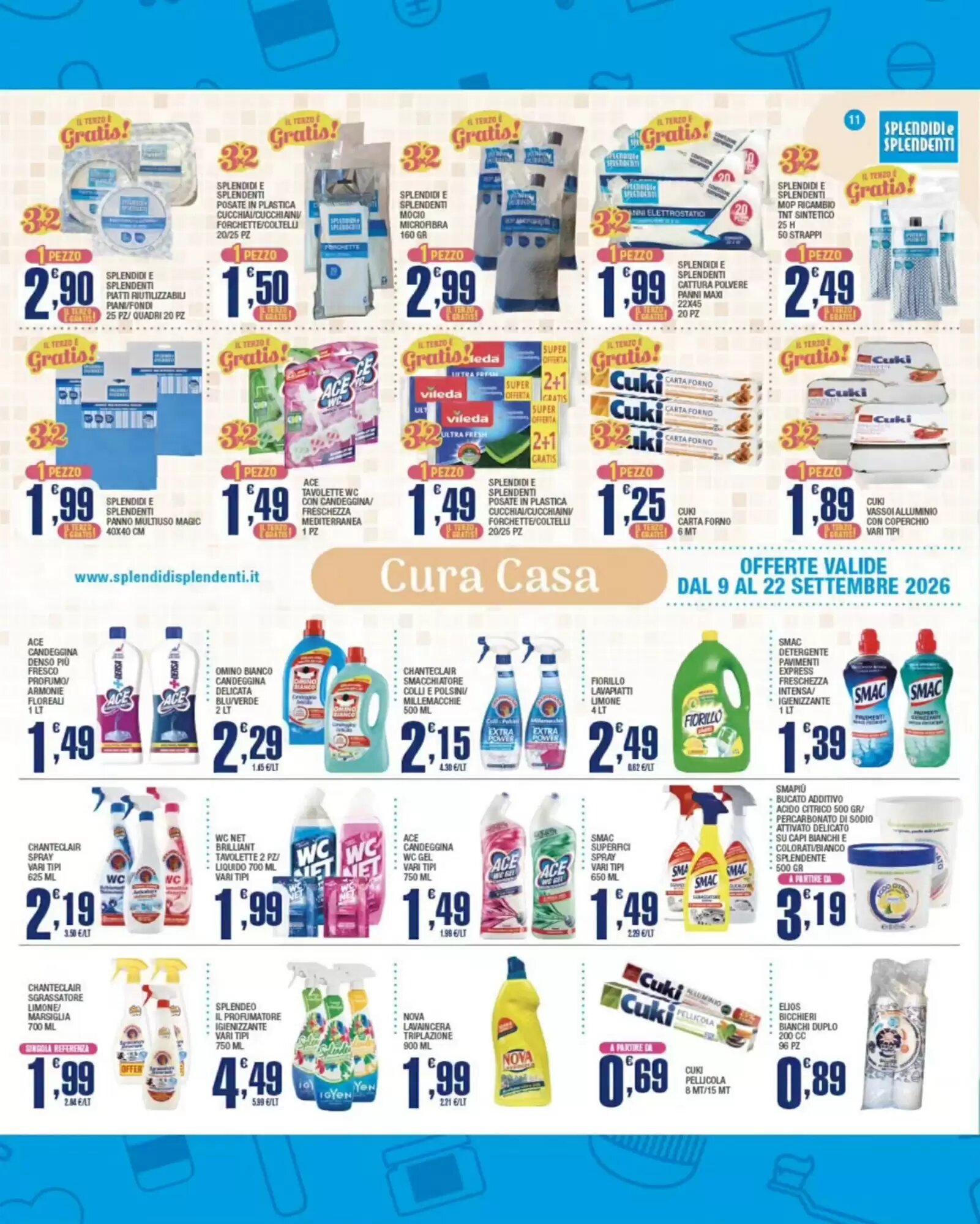 Volantino promozionale Splendidi e Splendenti  valide dal 09/09/2026 - Pagina 11.