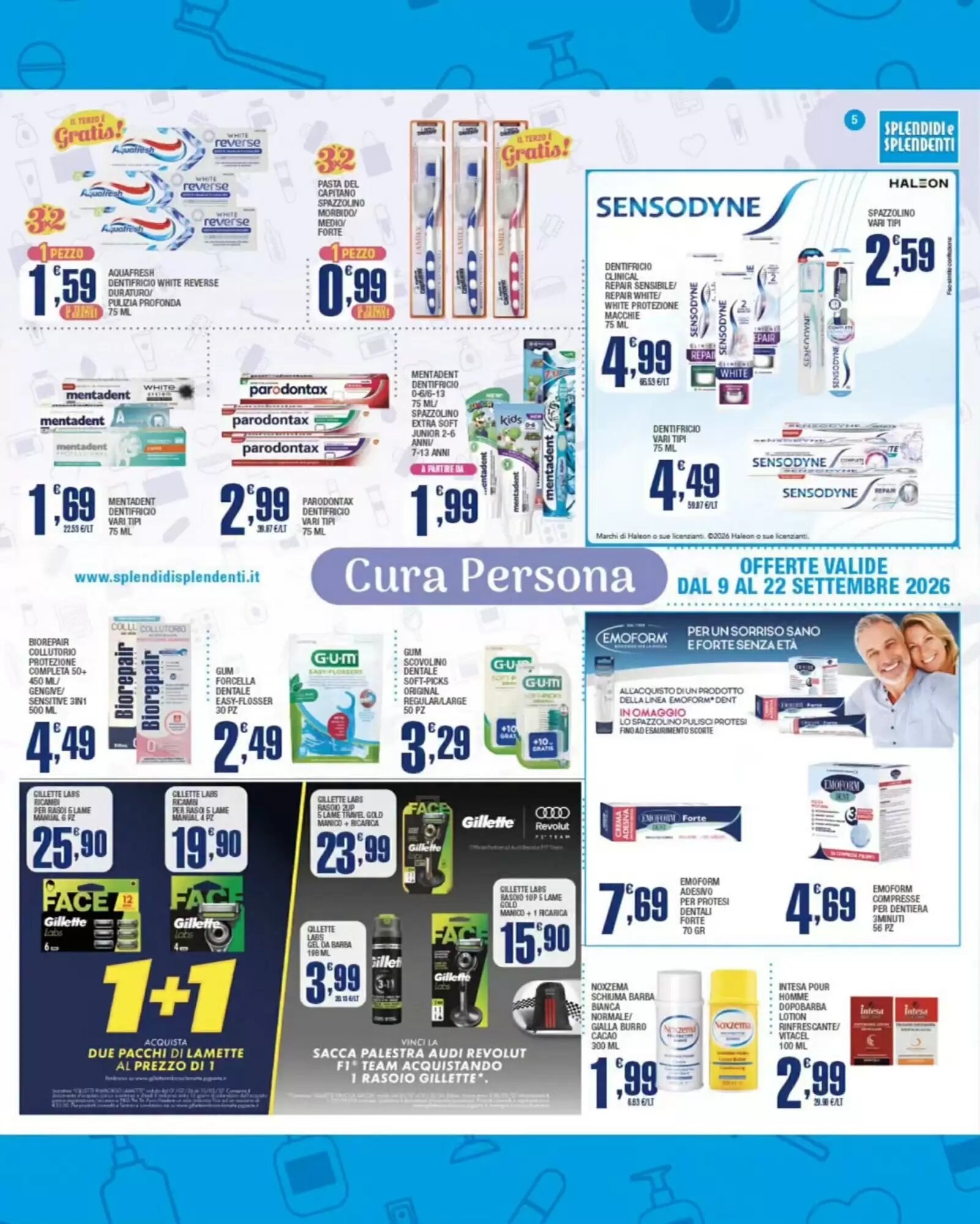 Volantino promozionale Splendidi e Splendenti  valide dal 09/09/2026 - Pagina 5.