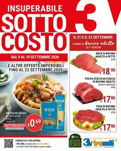 Volantino promozionale Tre Valli Supermercato  valide dal 09/09/2026