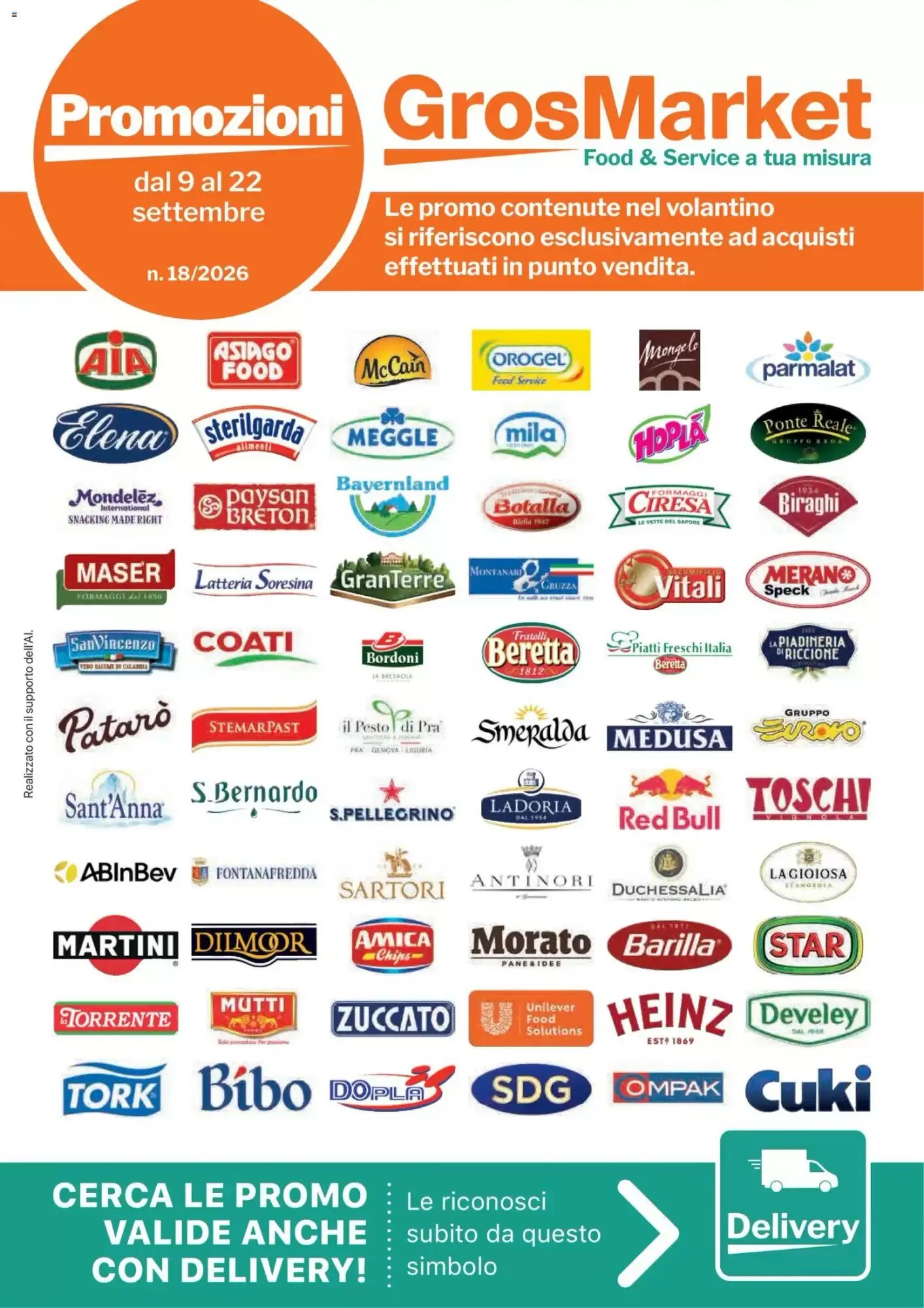 Volantino promozionale GrosMarket  valide dal 09/09/2026 - Pagina 1.