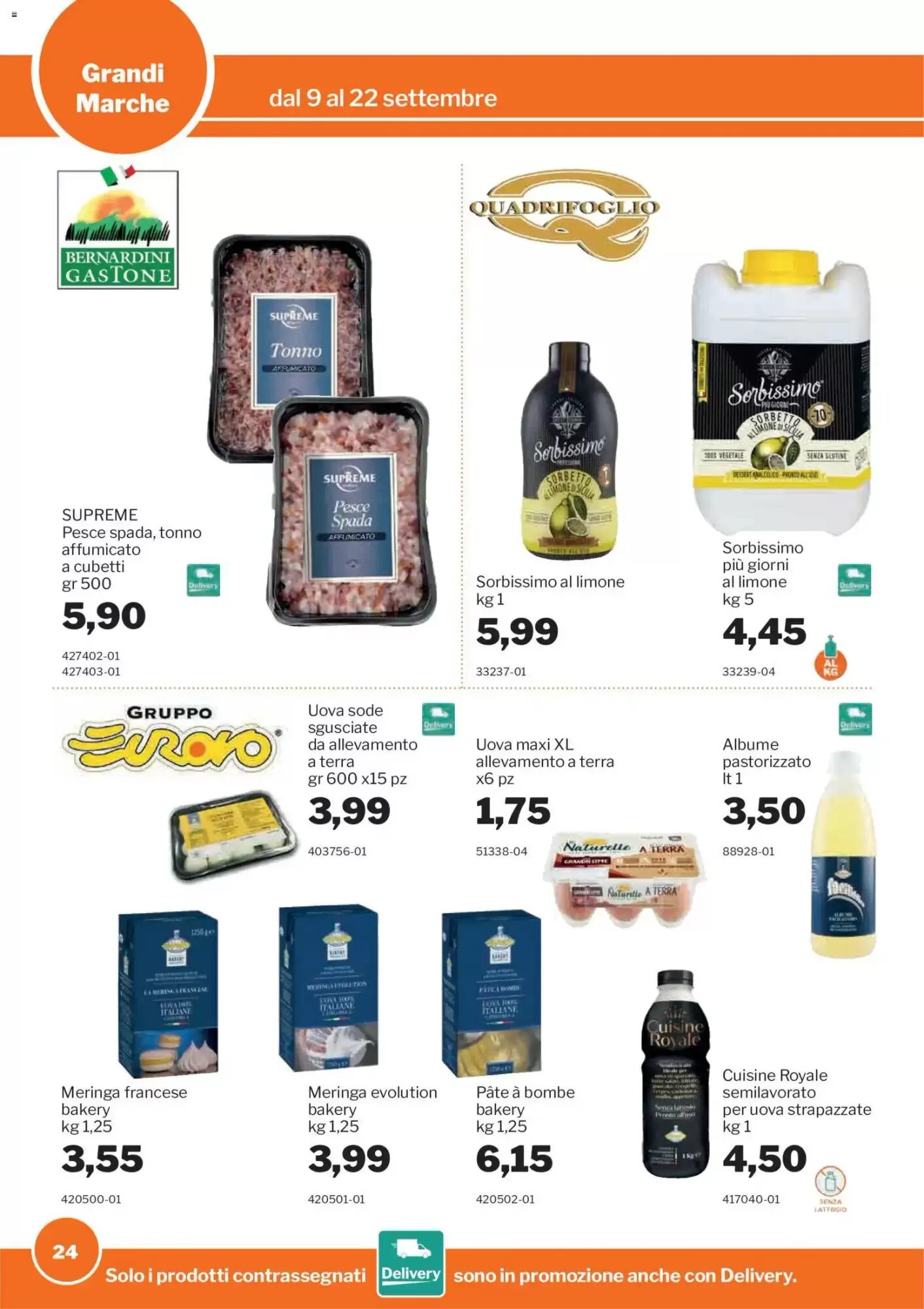 Volantino promozionale GrosMarket  valide dal 09/09/2026 - Pagina 24.