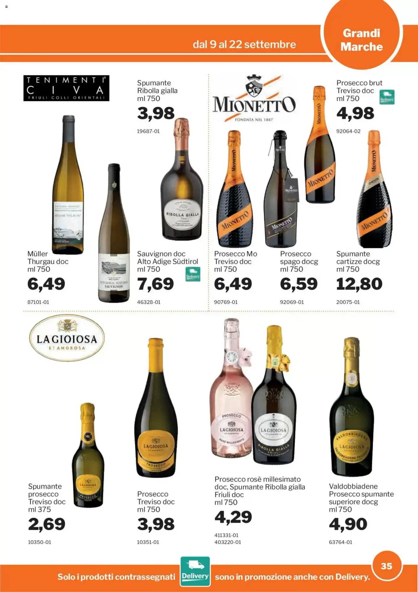 Volantino promozionale GrosMarket  valide dal 09/09/2026 - Pagina 35.