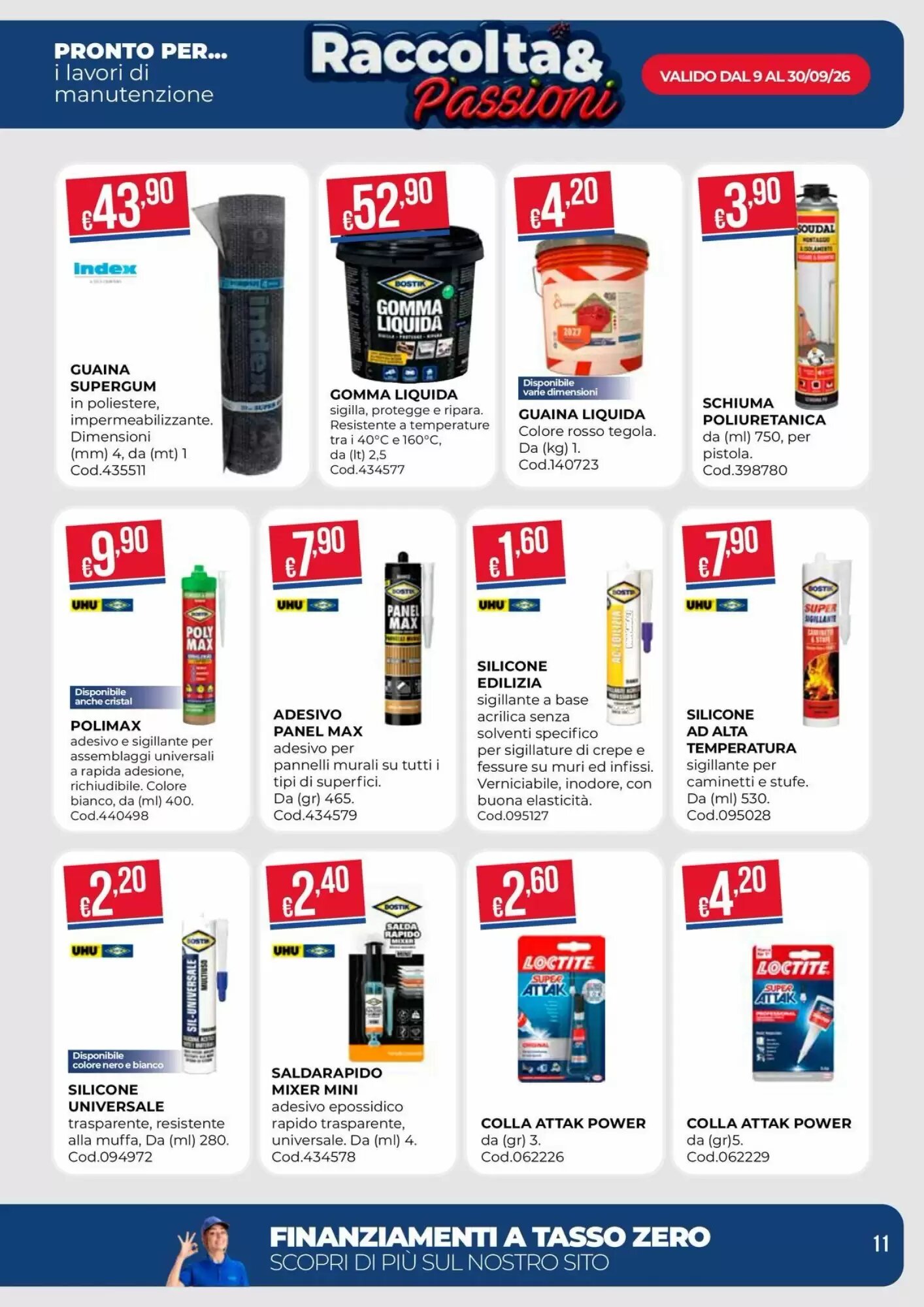 Volantino promozionale Pronto Hobby  valide dal 09/09/2026 - Pagina 11.