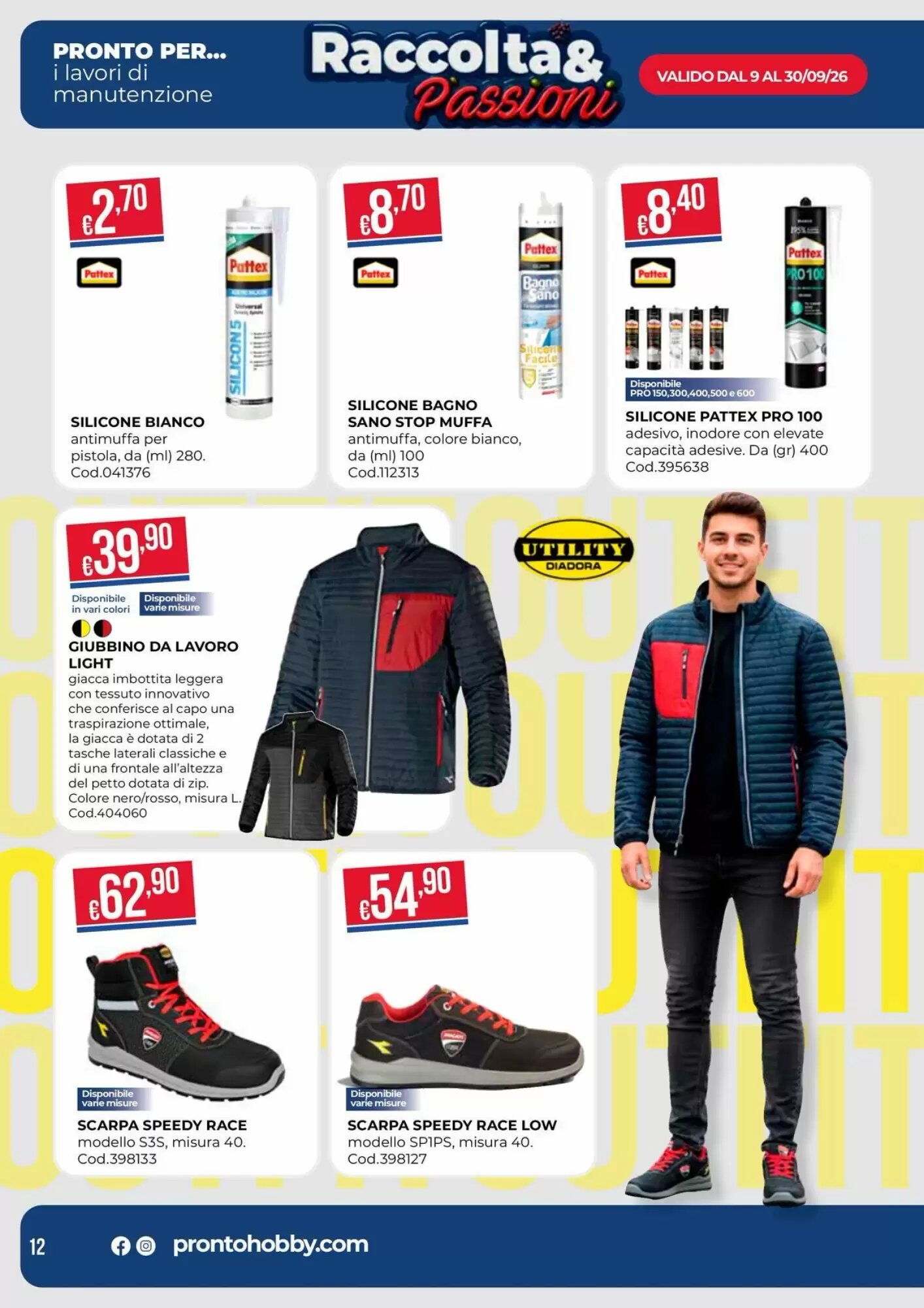 Volantino promozionale Pronto Hobby  valide dal 09/09/2026 - Pagina 12.