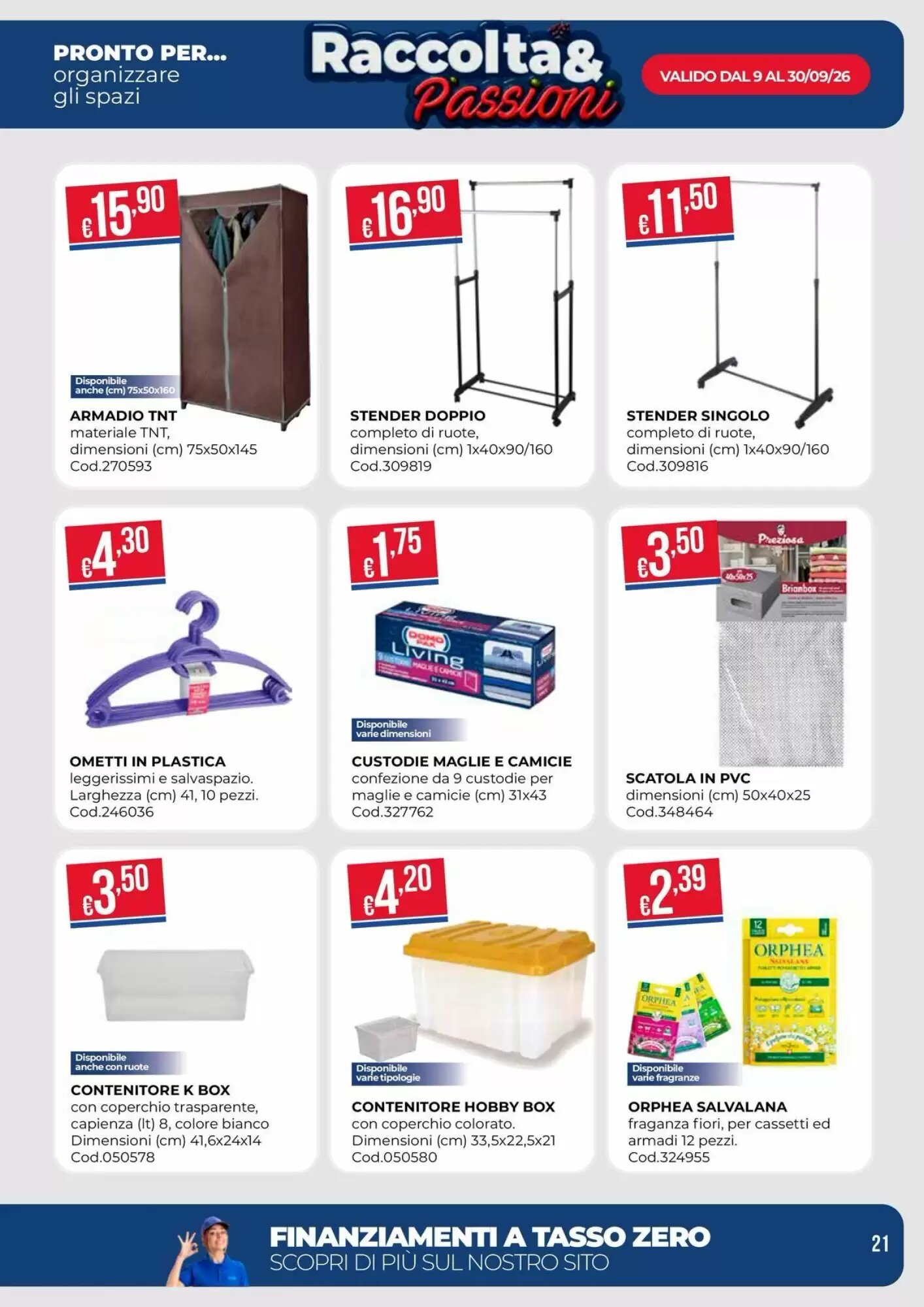 Volantino promozionale Pronto Hobby  valide dal 09/09/2026 - Pagina 21.