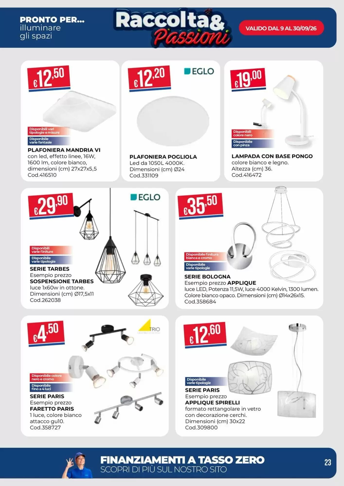 Volantino promozionale Pronto Hobby  valide dal 09/09/2026 - Pagina 23.