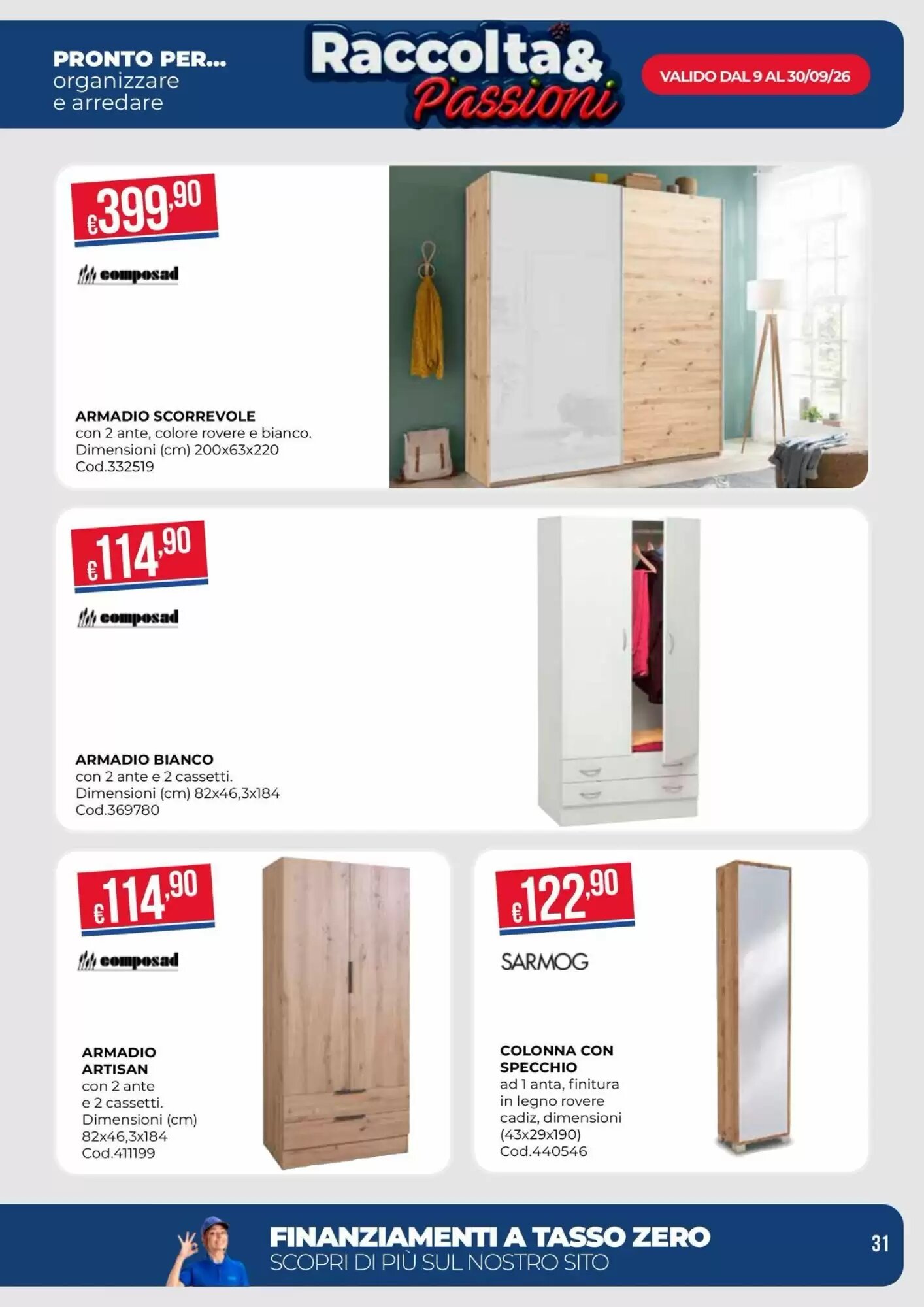 Volantino promozionale Pronto Hobby  valide dal 09/09/2026 - Pagina 31.
