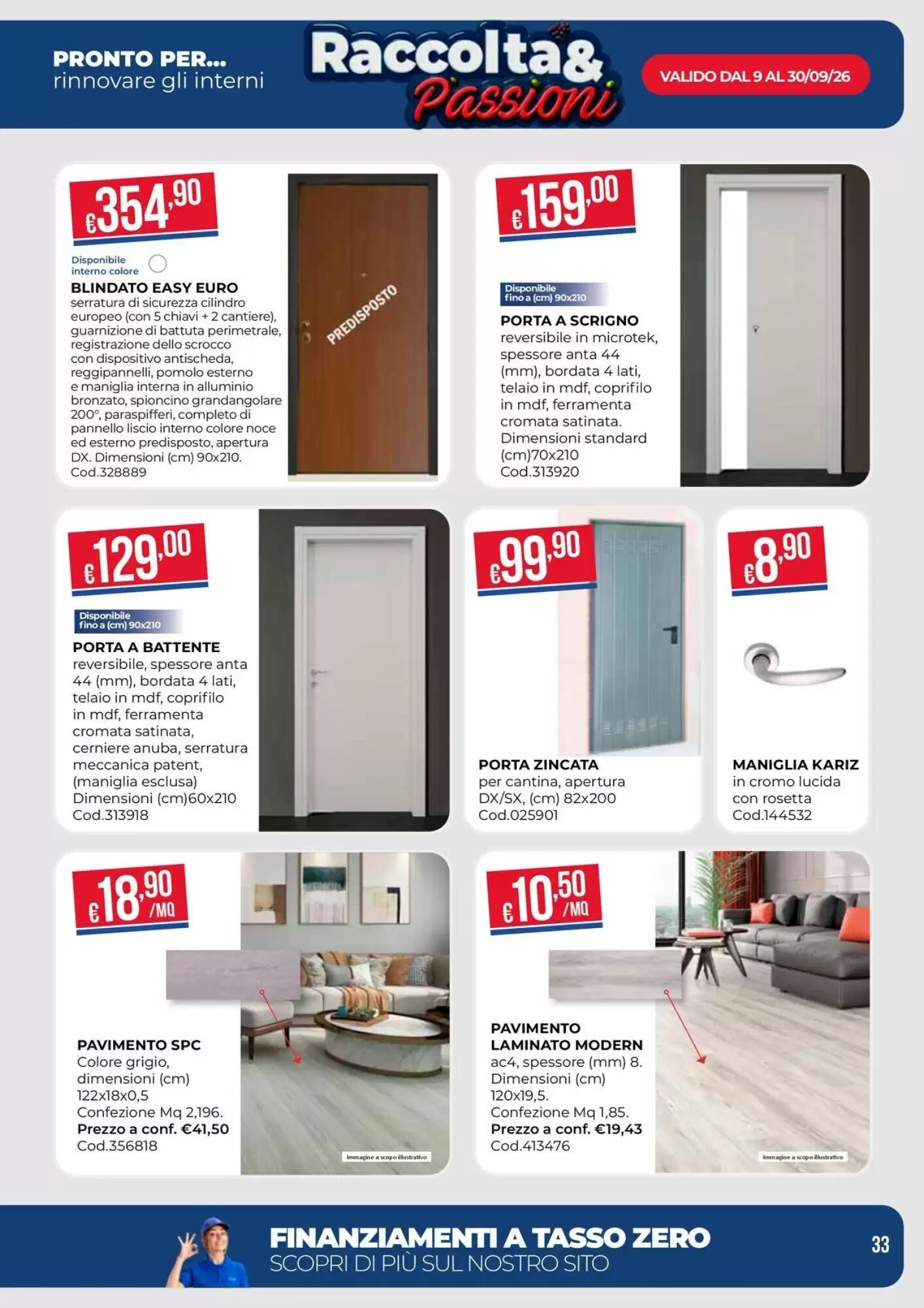 Volantino promozionale Pronto Hobby  valide dal 09/09/2026 - Pagina 33.