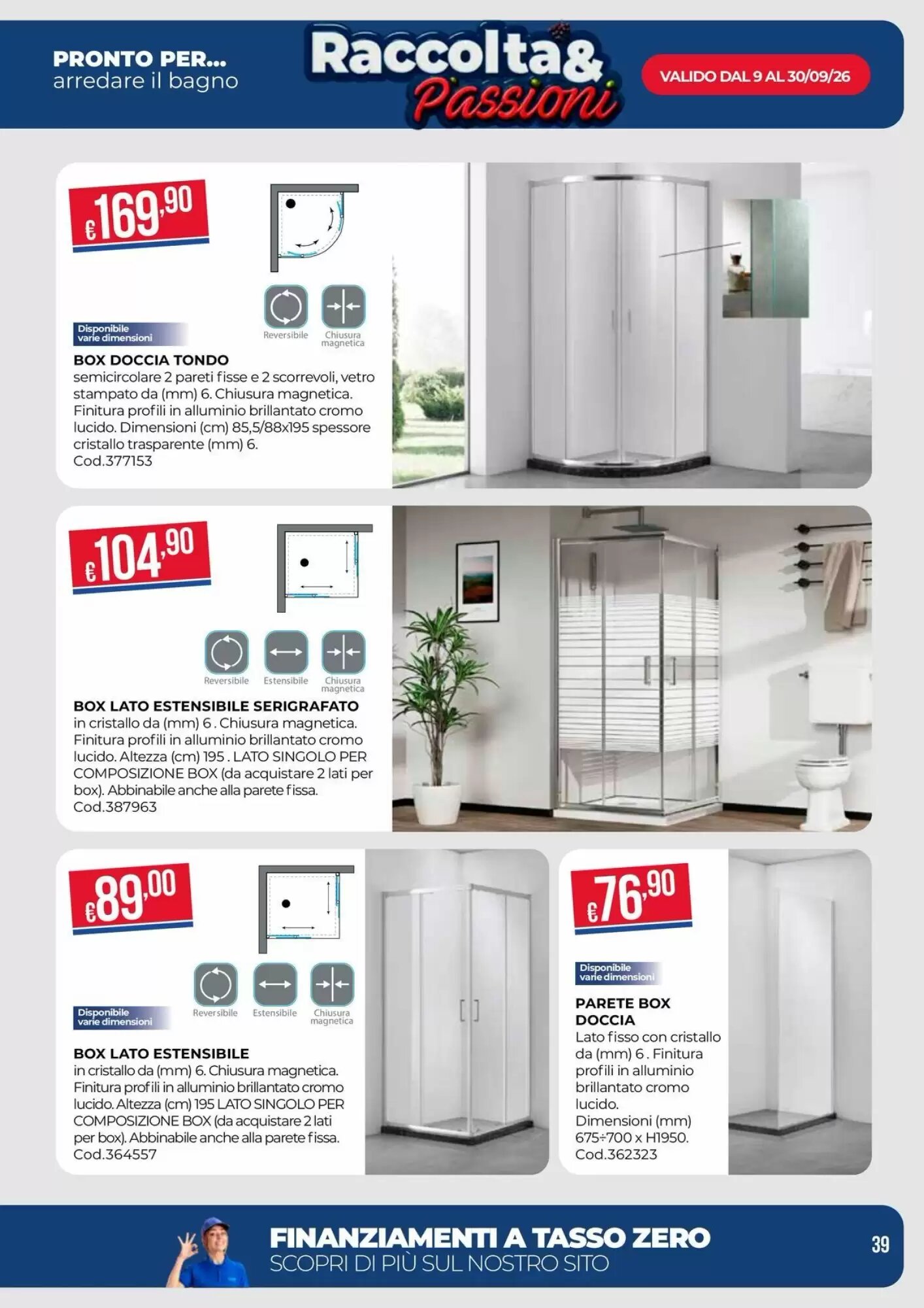 Volantino promozionale Pronto Hobby  valide dal 09/09/2026 - Pagina 39.