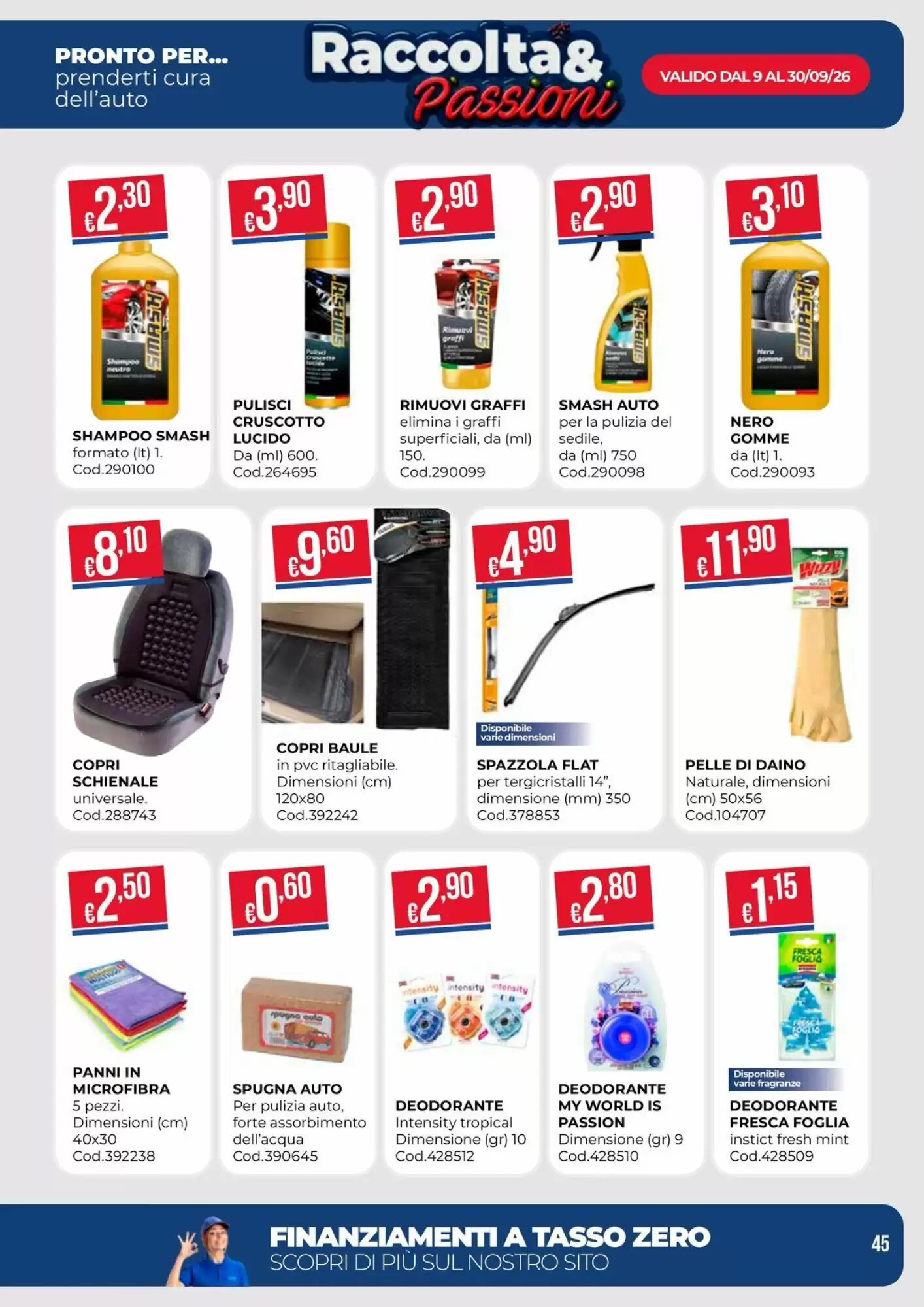 Volantino promozionale Pronto Hobby  valide dal 09/09/2026 - Pagina 45.