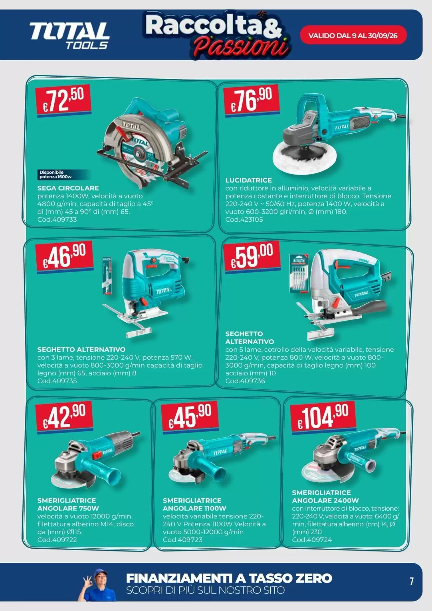 Volantino promozionale Pronto Hobby  valide dal 09/09/2026 - Pagina 7.