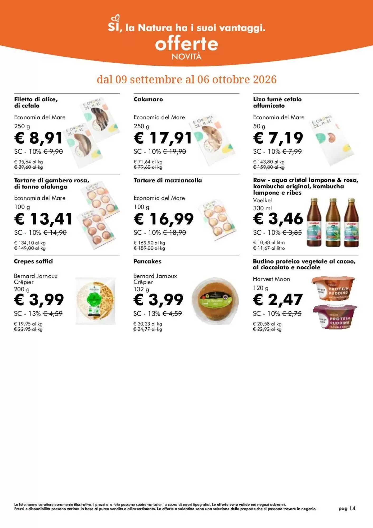 Volantino promozionale NaturaSì  valide dal 09/09/2026 - Pagina 14.