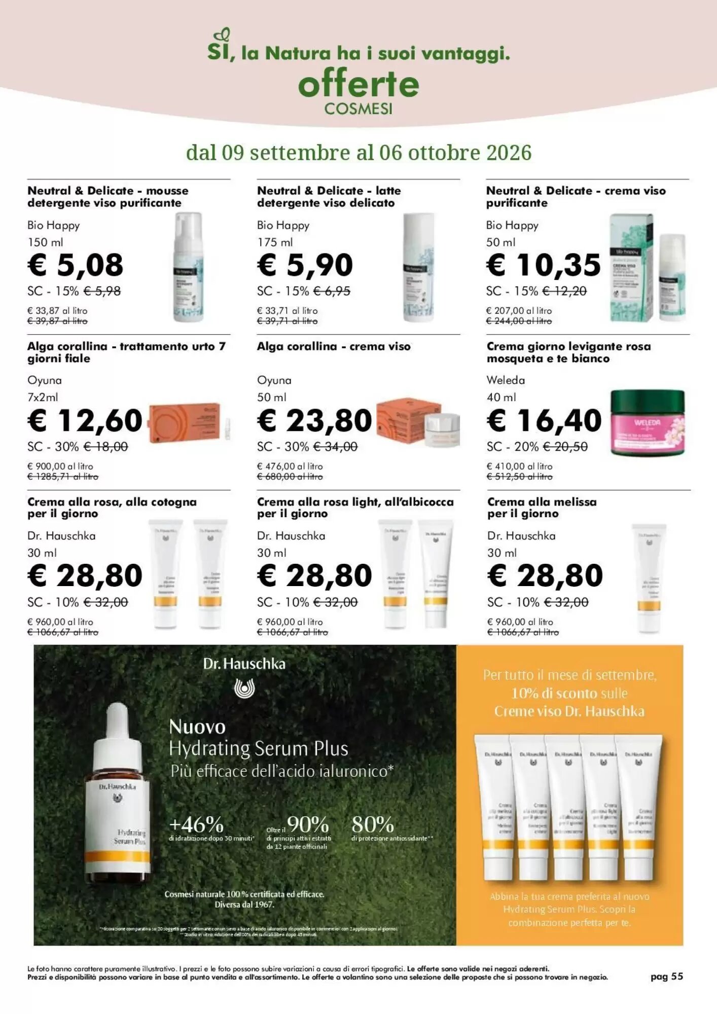 Volantino promozionale NaturaSì  valide dal 09/09/2026 - Pagina 55.