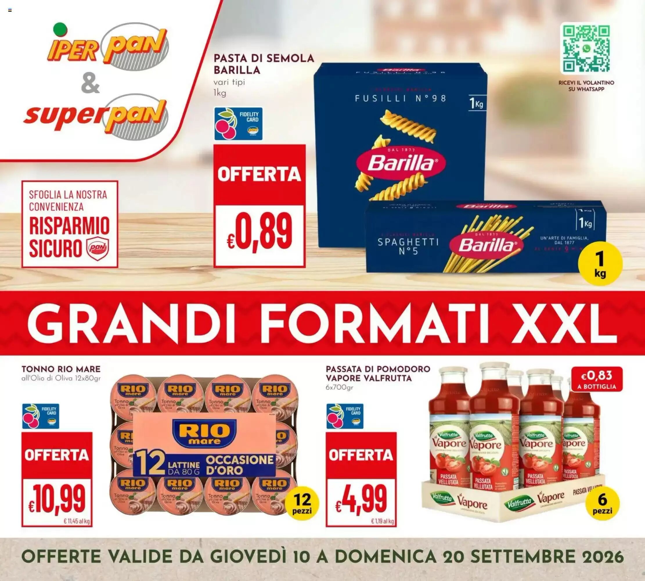 Volantino promozionale Pan valide dal 10/09/2026 - Pagina 1.