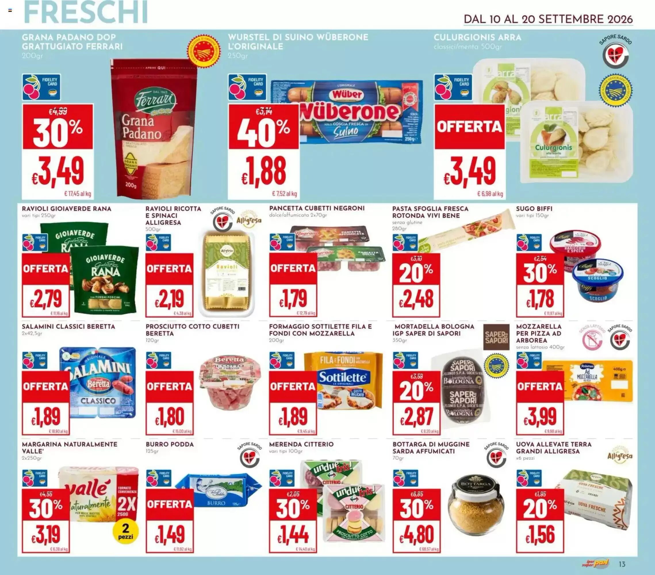 Volantino promozionale Pan  valide dal 10/09/2026 - Pagina 13.