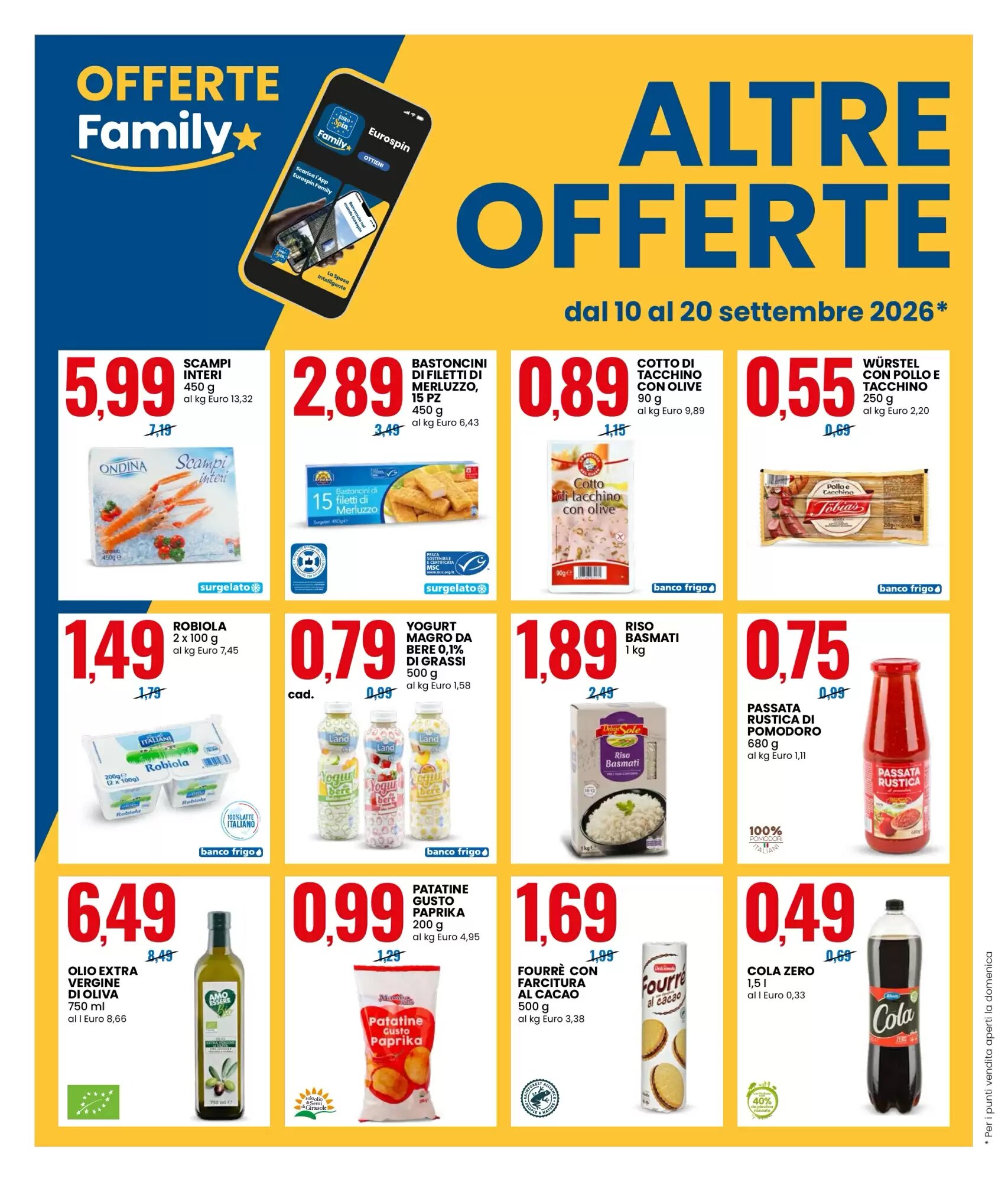 Volantino promozionale Eurospin  valide dal 10/09/2026 - Pagina 12.