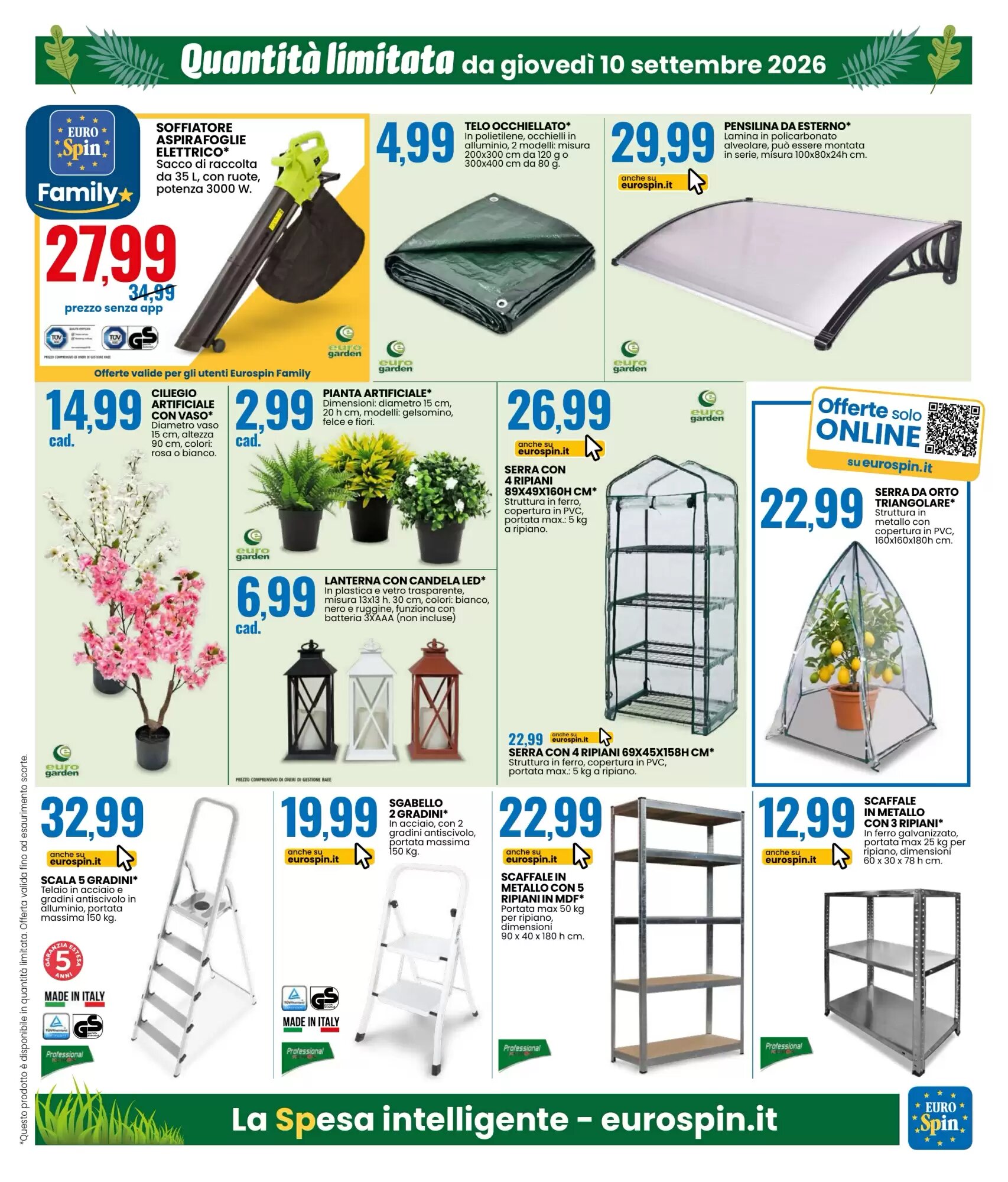 Volantino promozionale Eurospin  valide dal 10/09/2026 - Pagina 17.