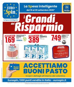Volantino promozionale Eurospin  valide dal 10/09/2026