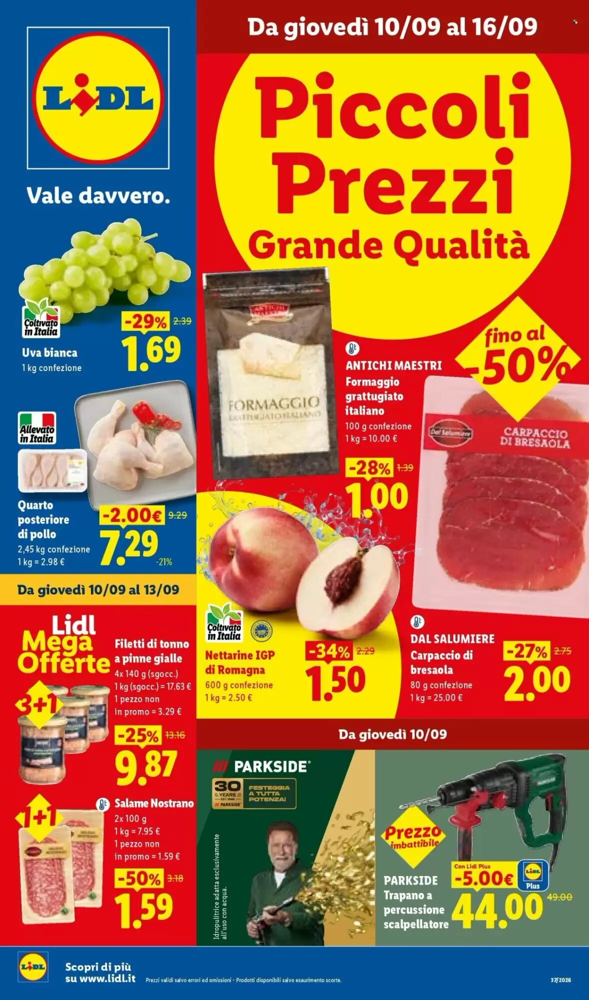 Volantino promozionale Lidl  valide dal 10/09/2026 - Pagina 1.