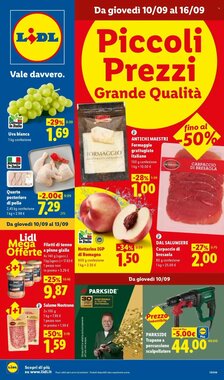 Volantino promozionale Lidl  valide dal 10/09/2026