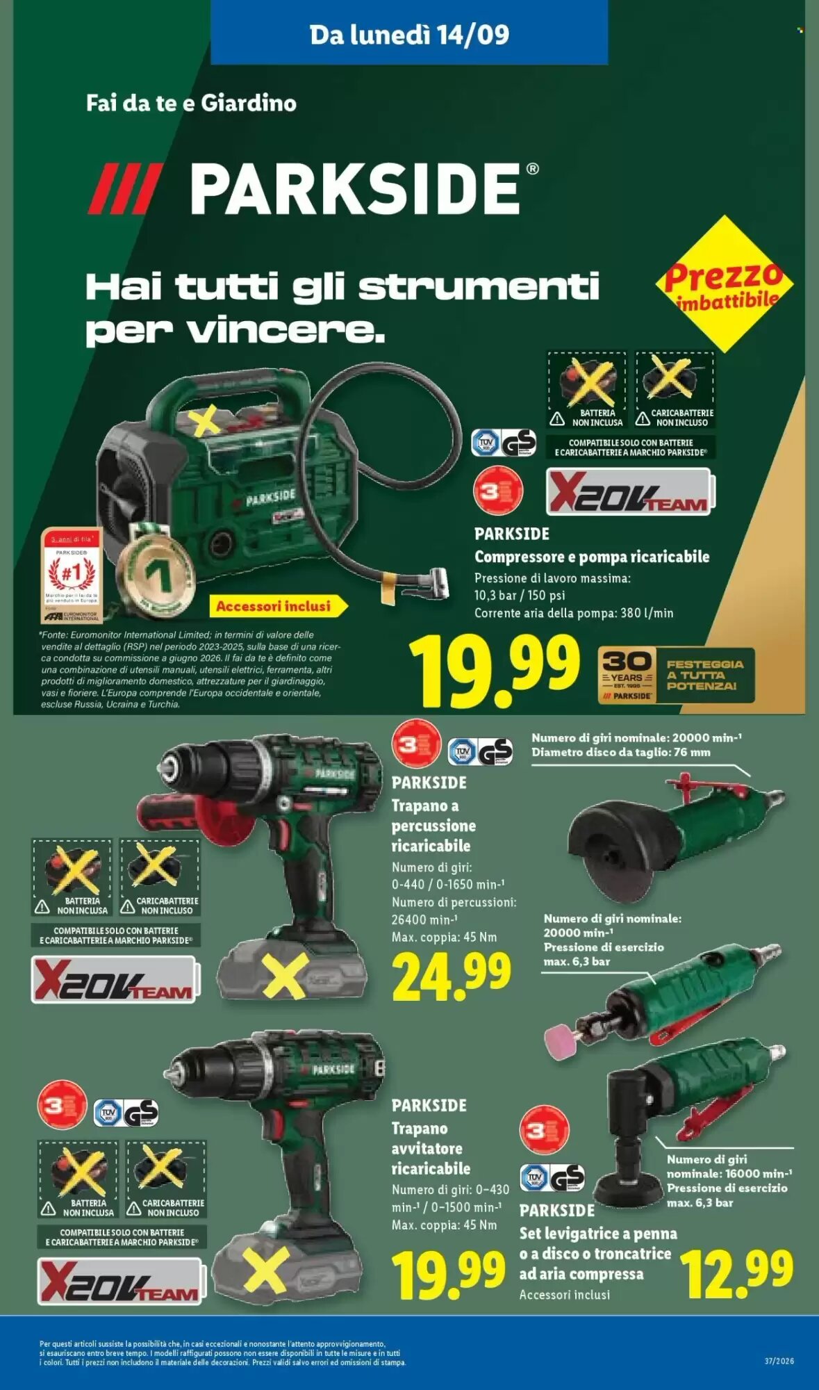 Volantino promozionale Lidl  valide dal 10/09/2026 - Pagina 37.