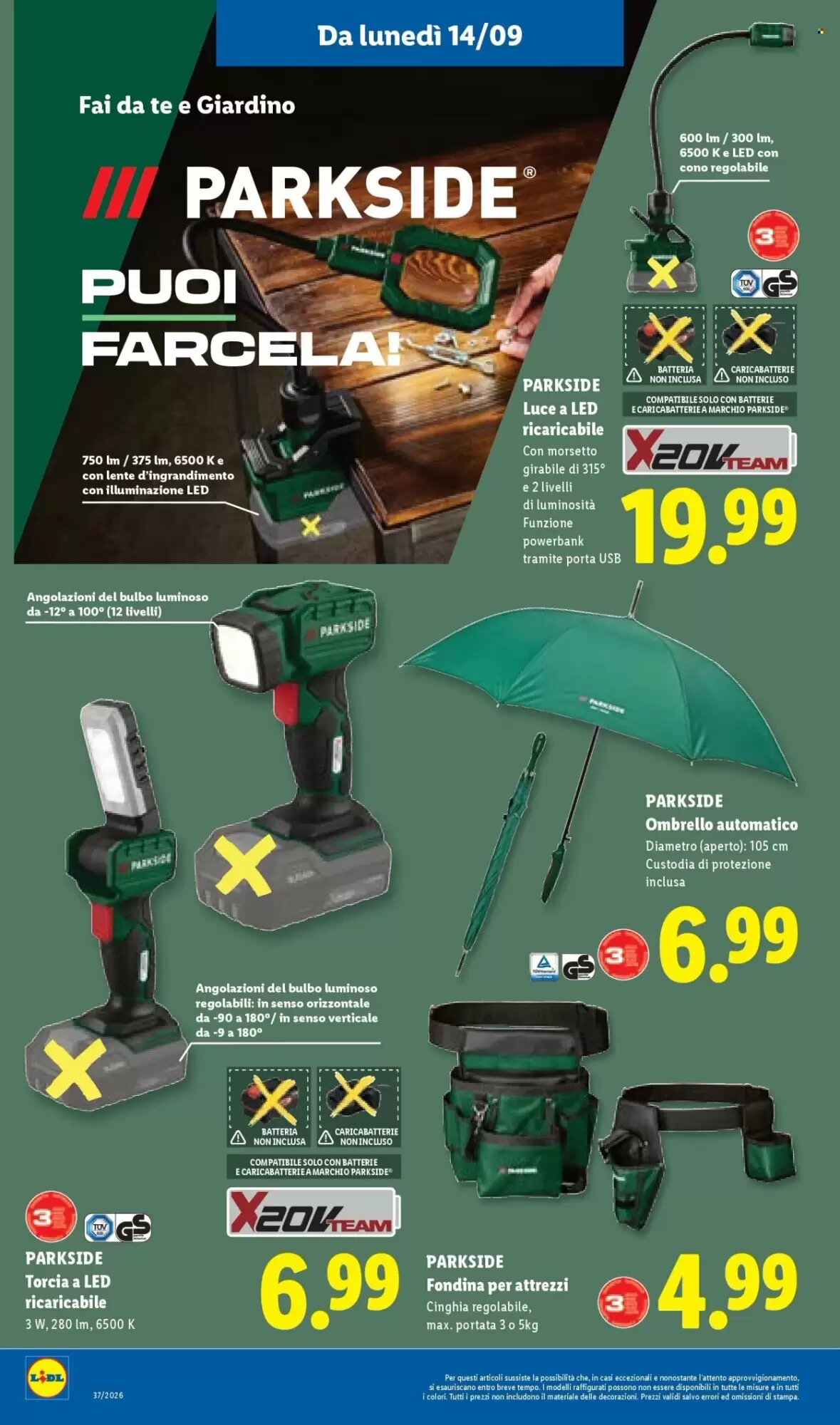 Volantino promozionale Lidl  valide dal 10/09/2026 - Pagina 40.