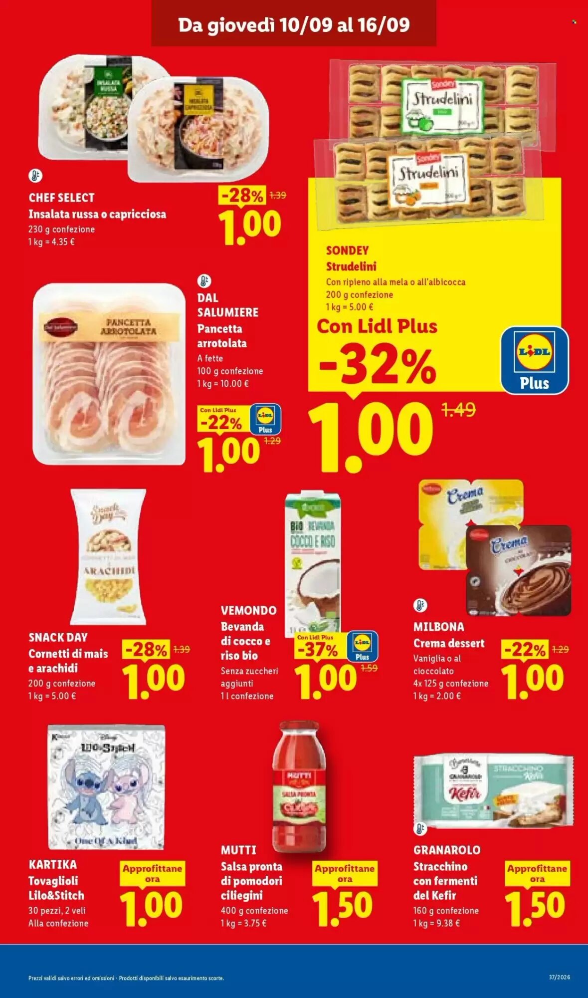 Volantino promozionale Lidl  valide dal 10/09/2026 - Pagina 9.