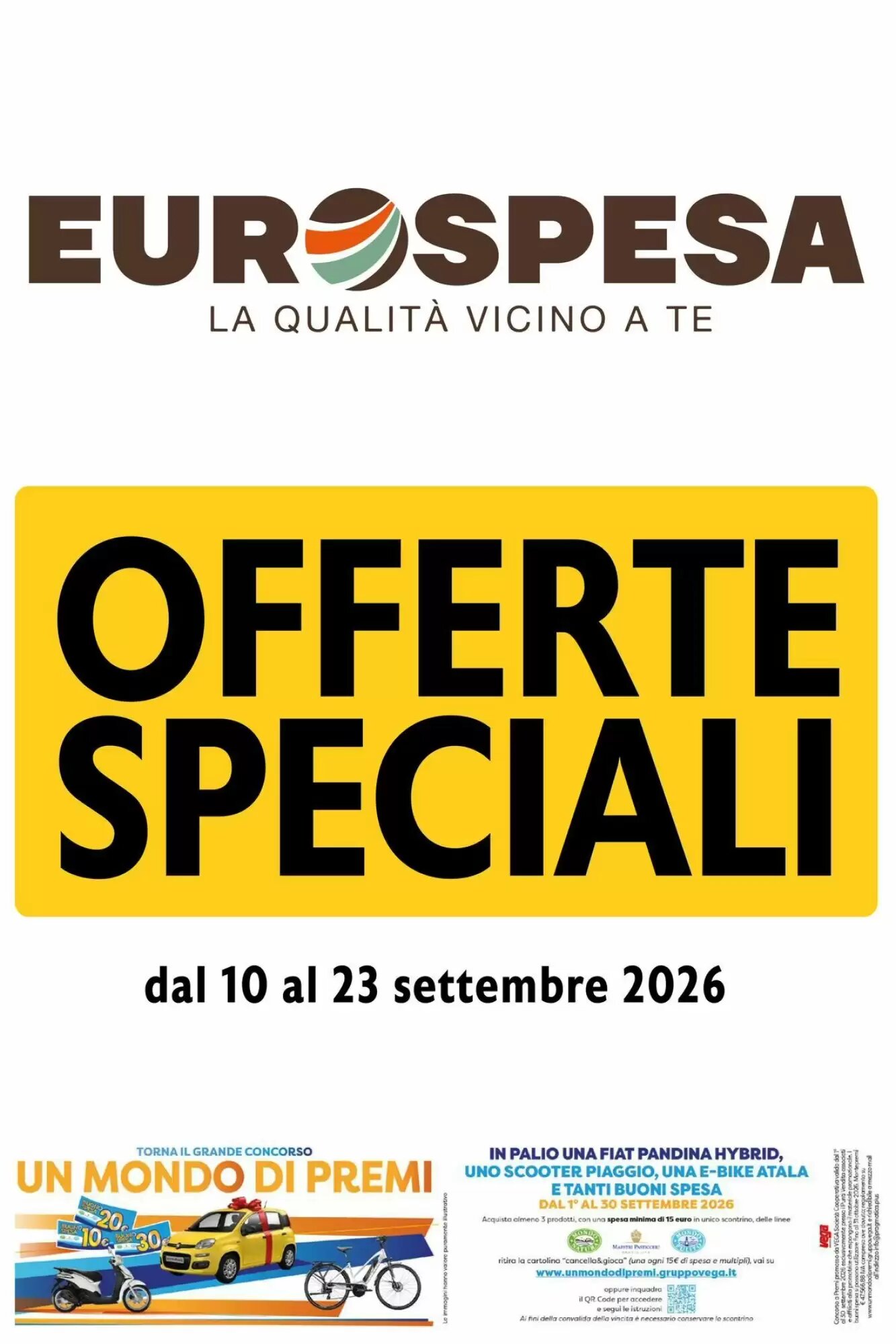 Volantino promozionale Eurospesa  valide dal 10/09/2026 - Pagina 1.