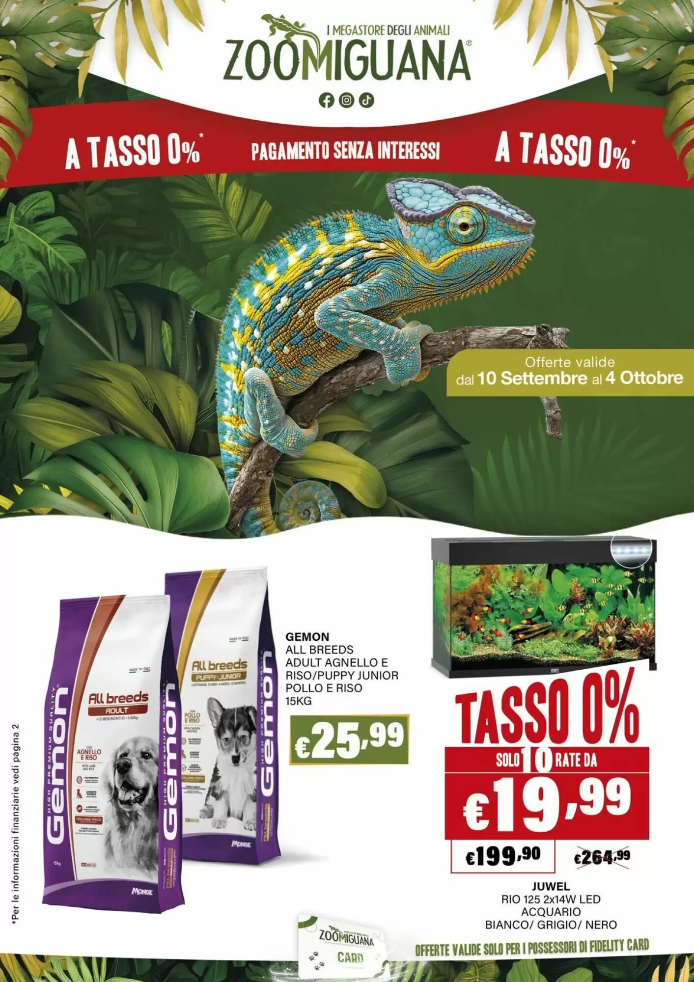 Volantino promozionale Zoomiguana  valide dal 10/09/2026 - Pagina 1.
