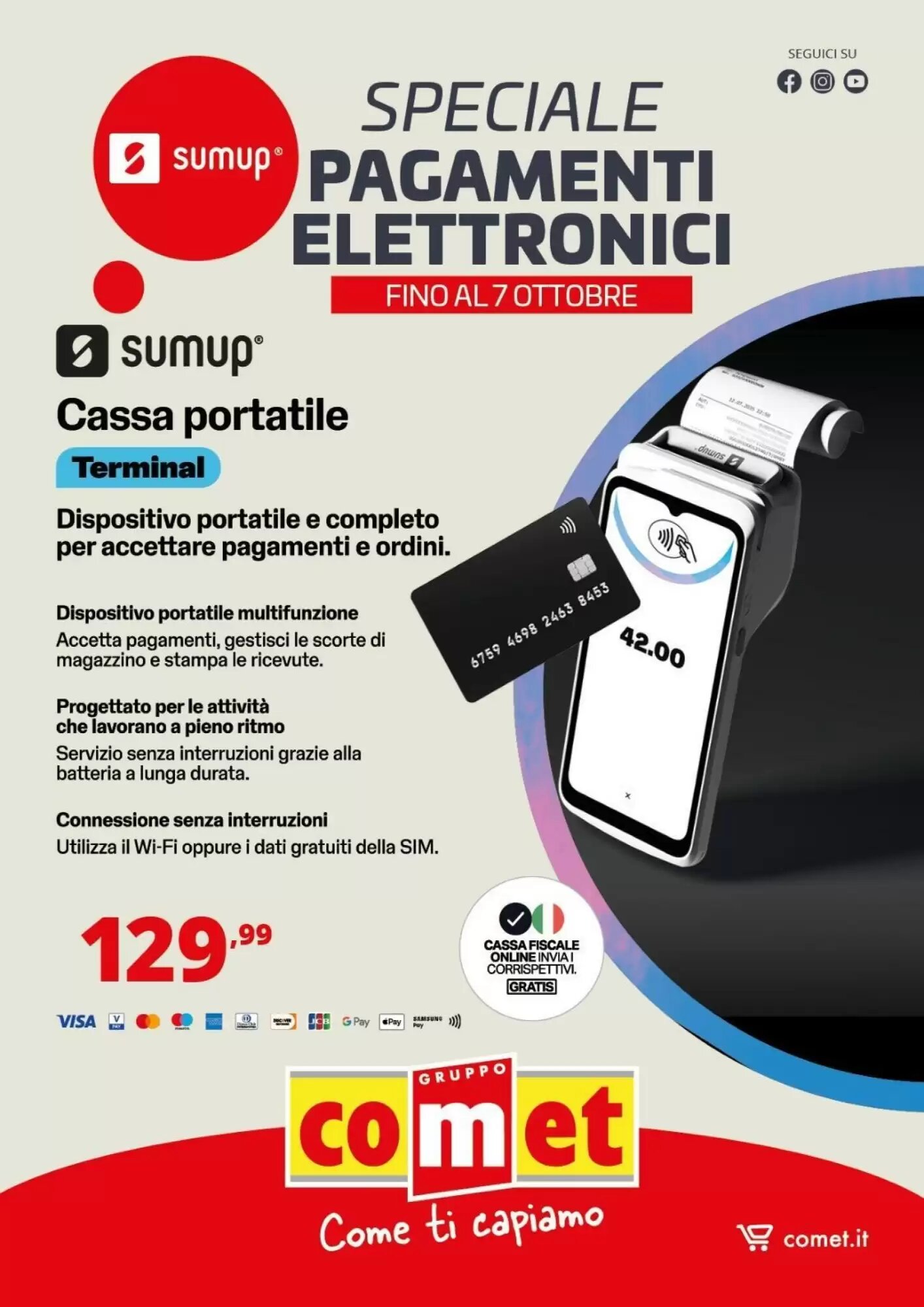 Volantino promozionale Comet  valide dal 10/09/2026 - Pagina 1.