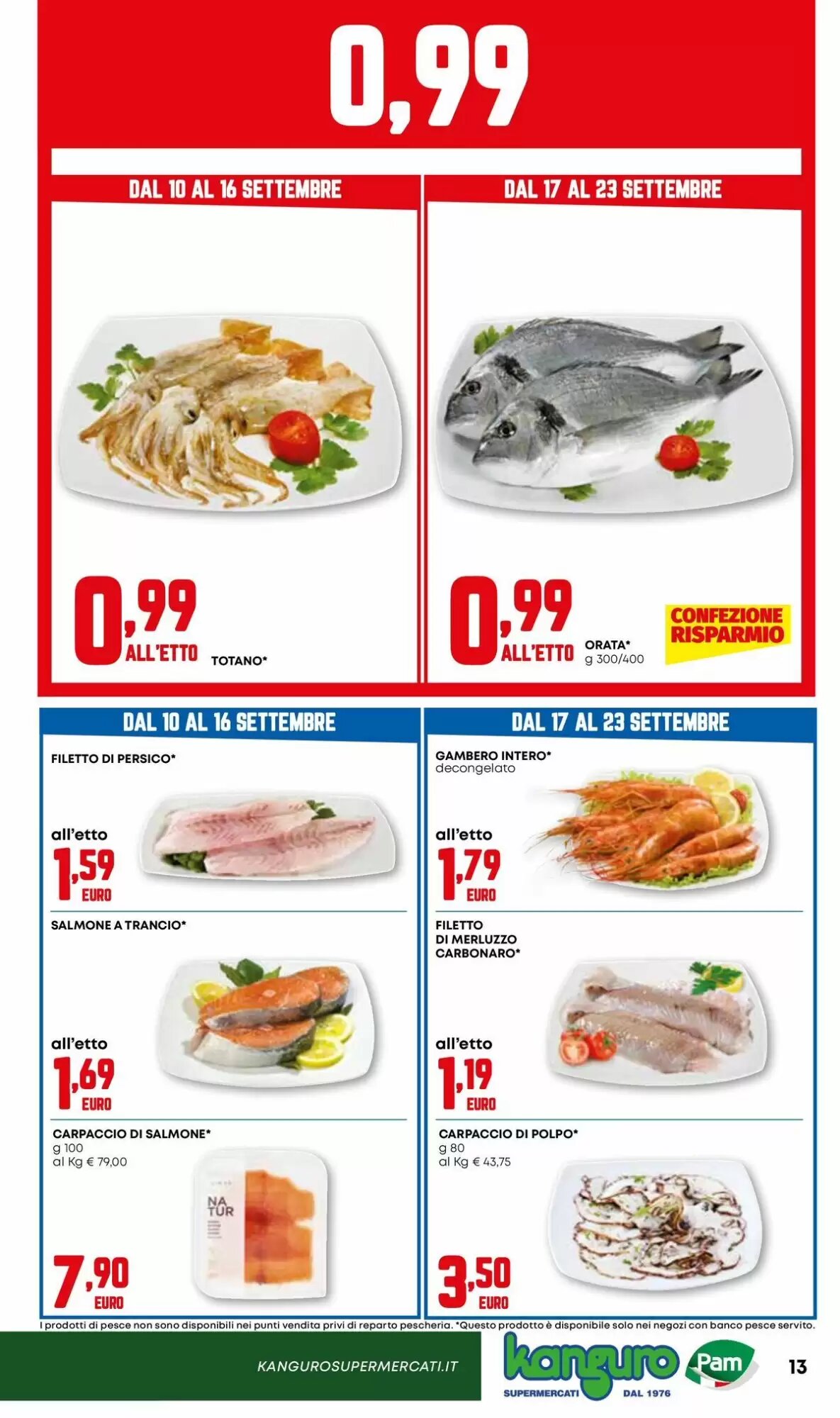 Volantino promozionale Kanguro  valide dal 10/09/2026 - Pagina 13.