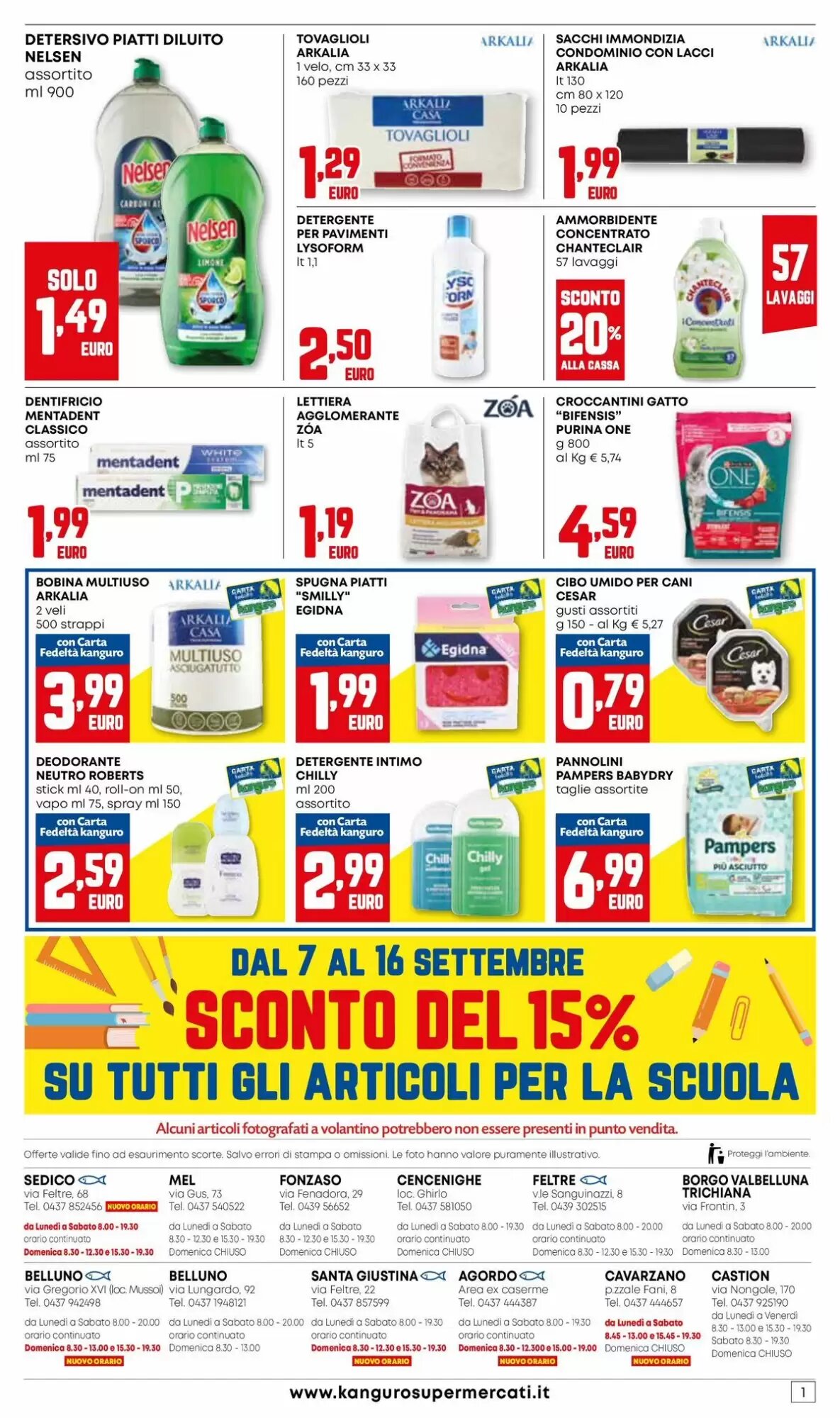 Volantino promozionale Kanguro  valide dal 10/09/2026 - Pagina 16.