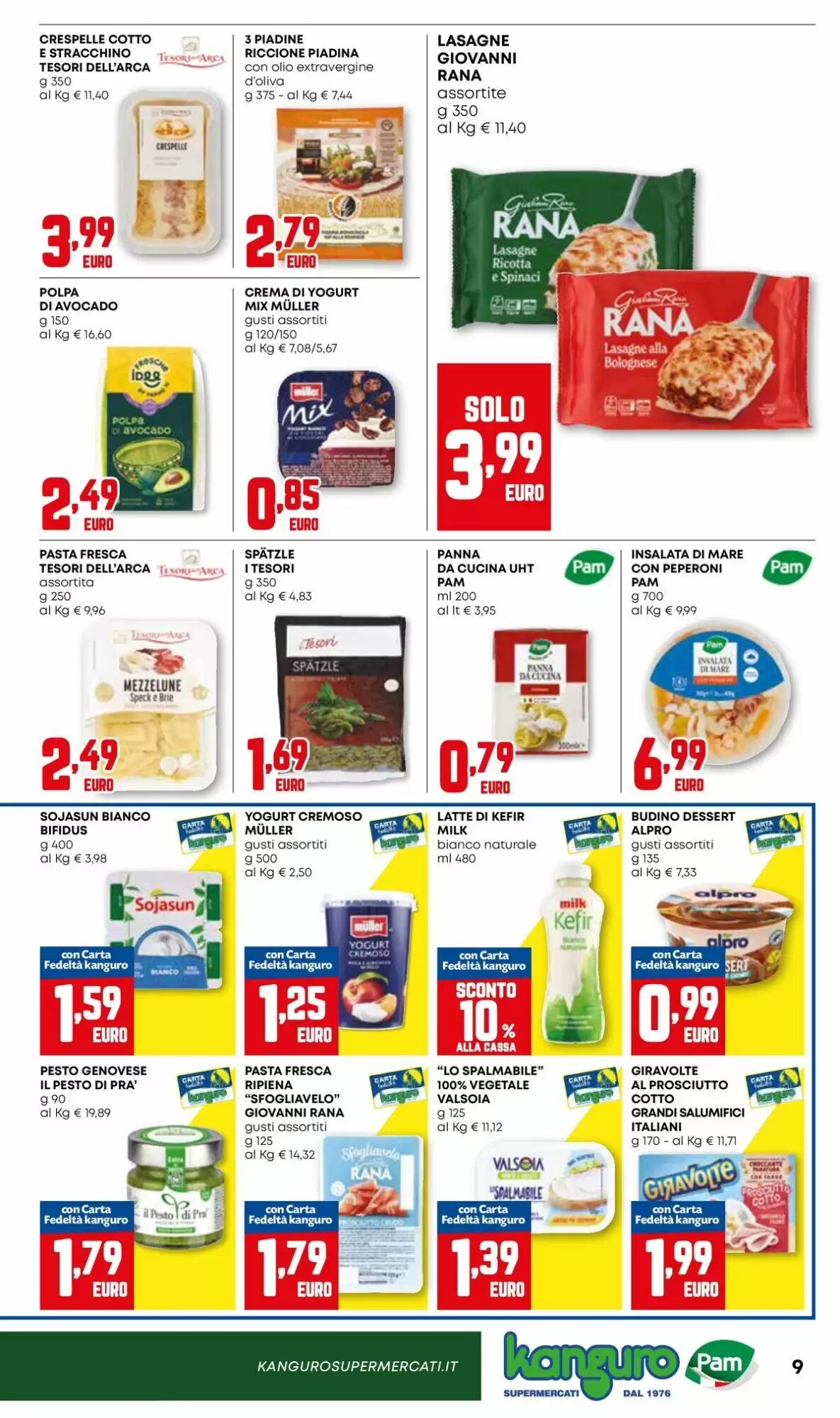 Volantino promozionale Kanguro  valide dal 10/09/2026 - Pagina 9.