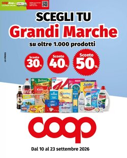 Volantino promozionale Coop  valide dal 10/09/2026