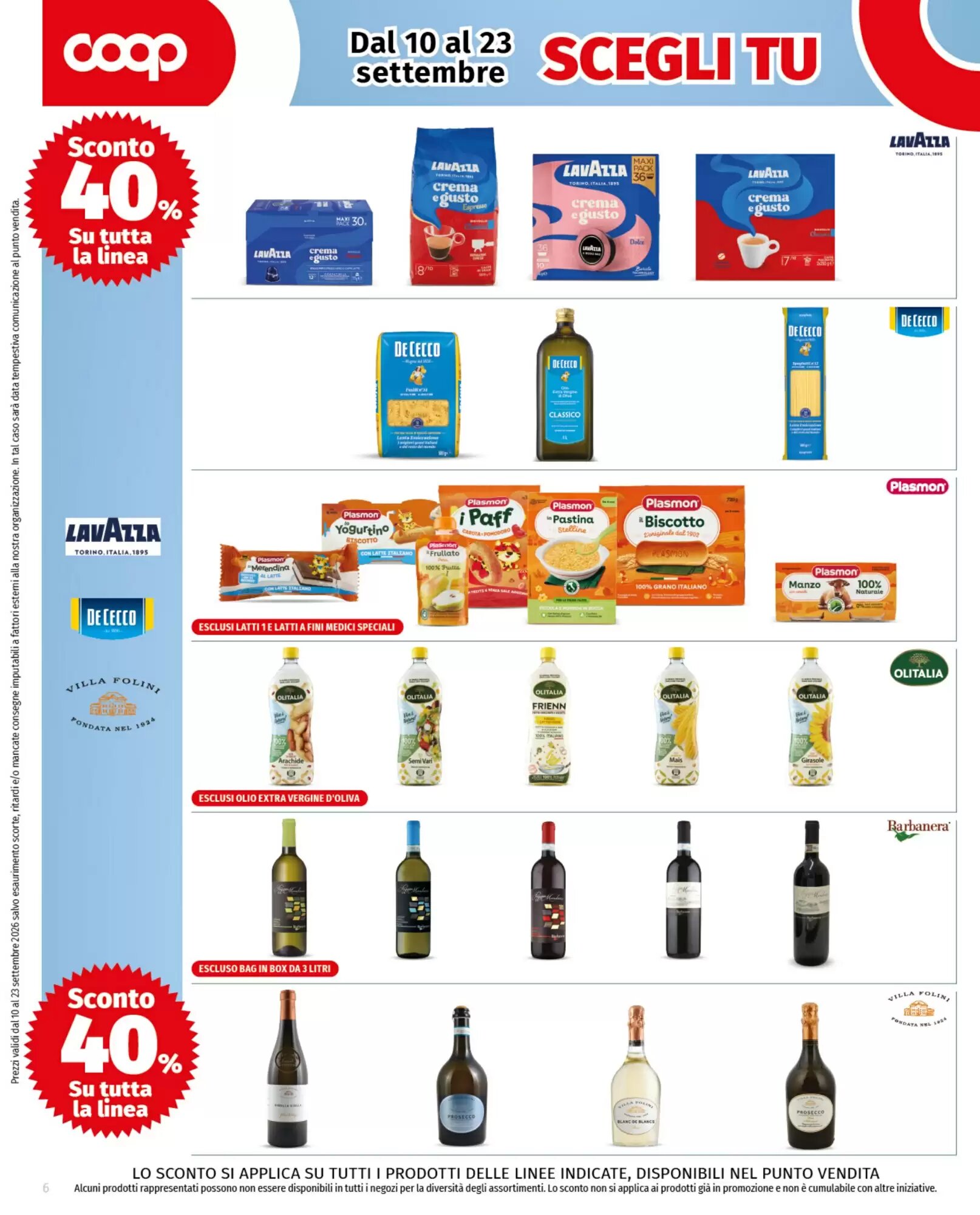 Volantino promozionale Coop  valide dal 10/09/2026 - Pagina 6.