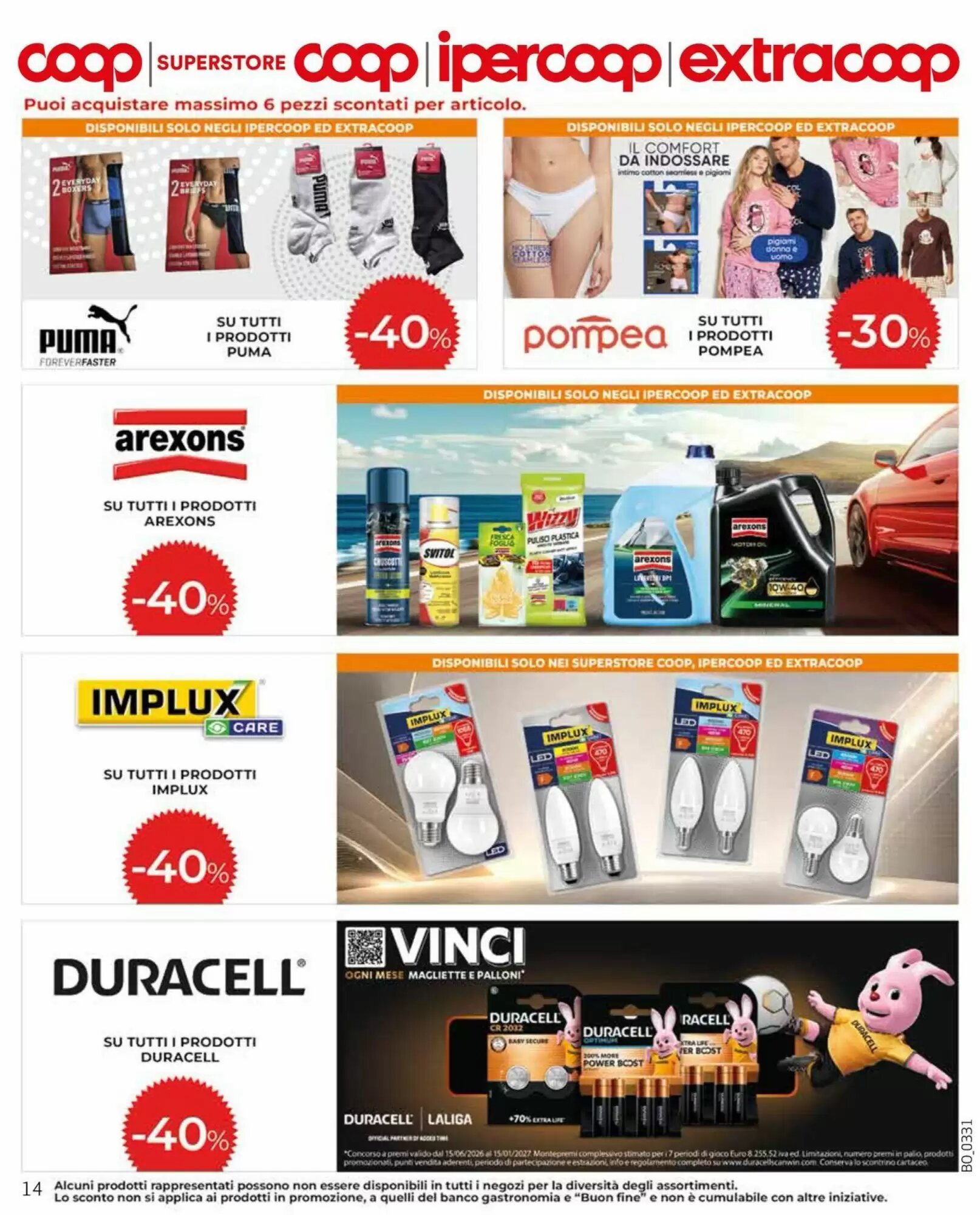 Volantino promozionale Coop  valide dal 10/09/2026 - Pagina 14.