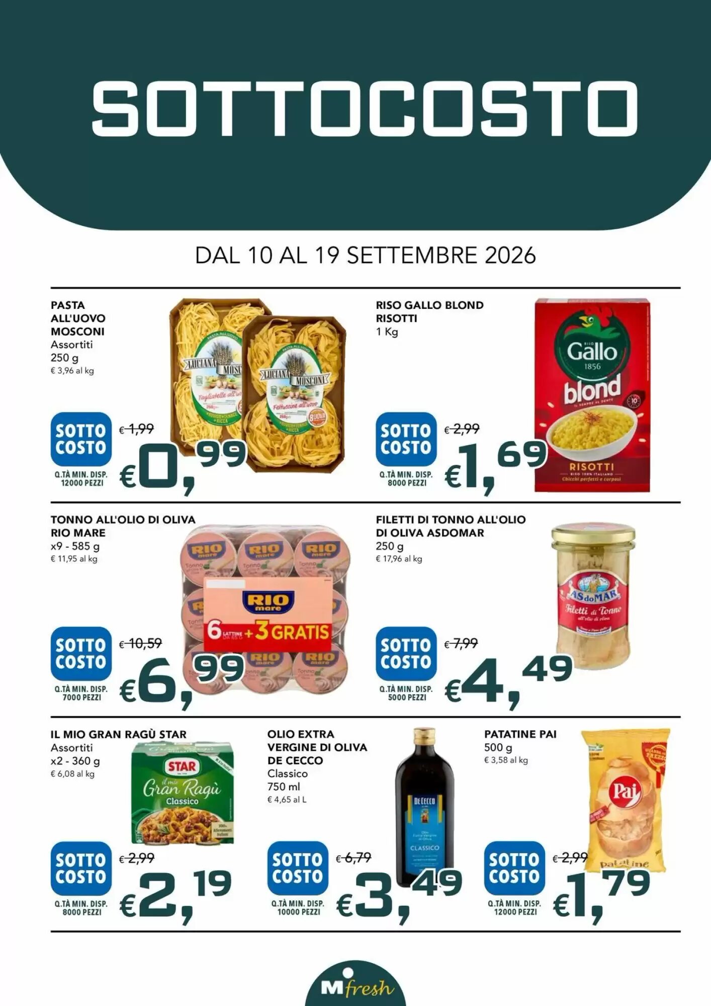 Volantino promozionale Migross Supermercati e Market  valide dal 10/09/2026 - Pagina 4.