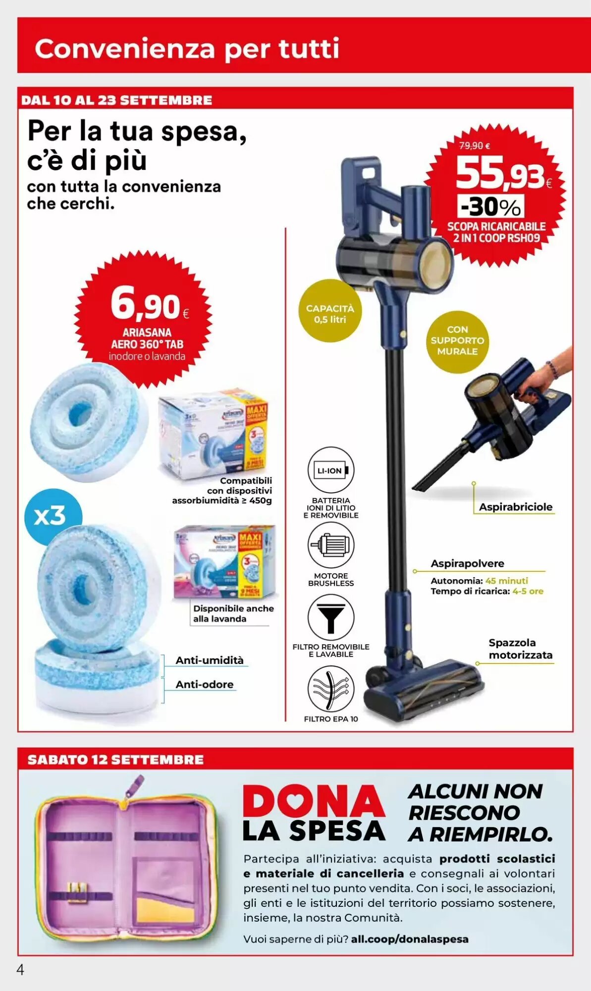 Volantino promozionale Coop Master Alleanza 3.0  valide dal 10/09/2026 - Pagina 4.