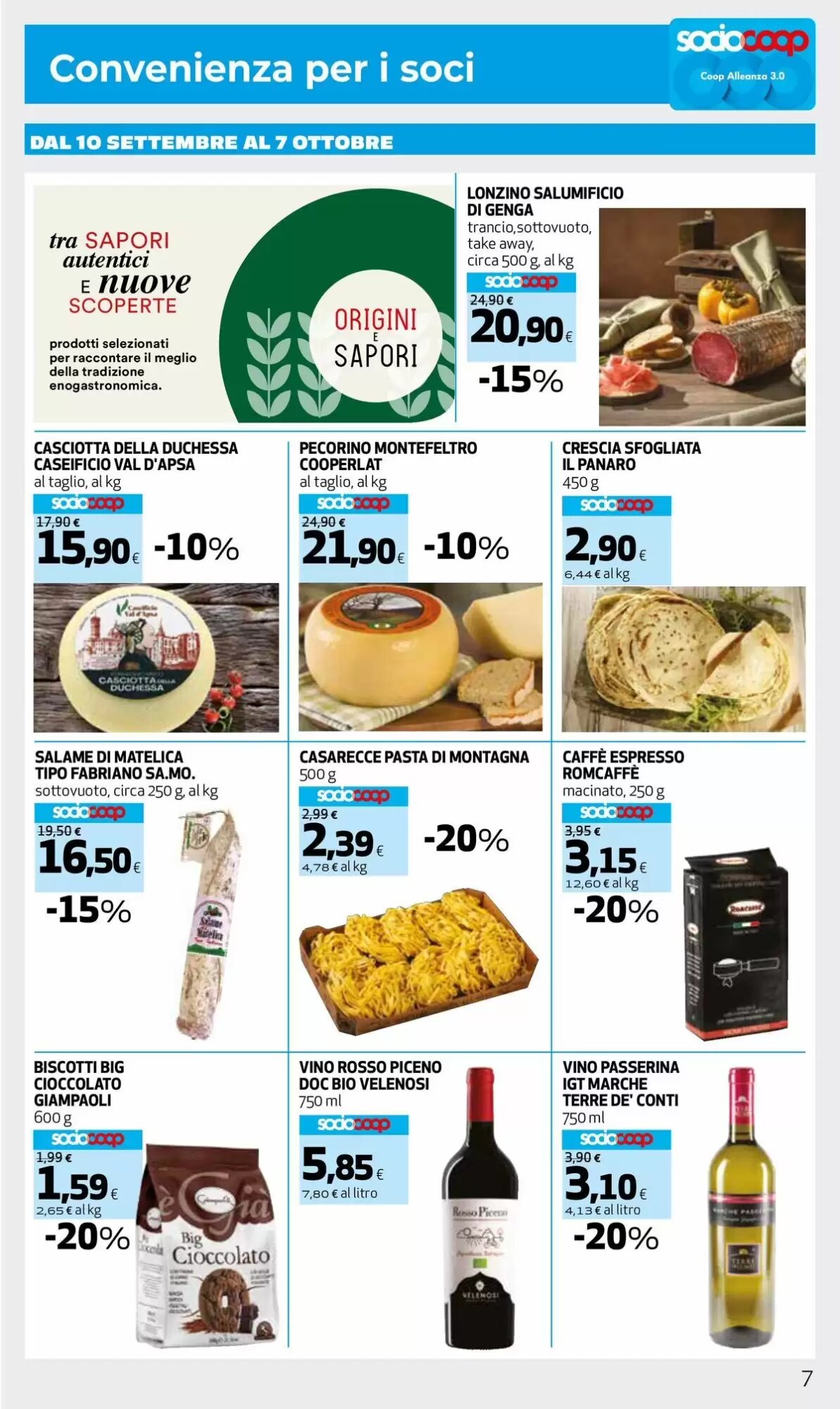 Volantino promozionale Coop Master Alleanza 3.0  valide dal 10/09/2026 - Pagina 7.
