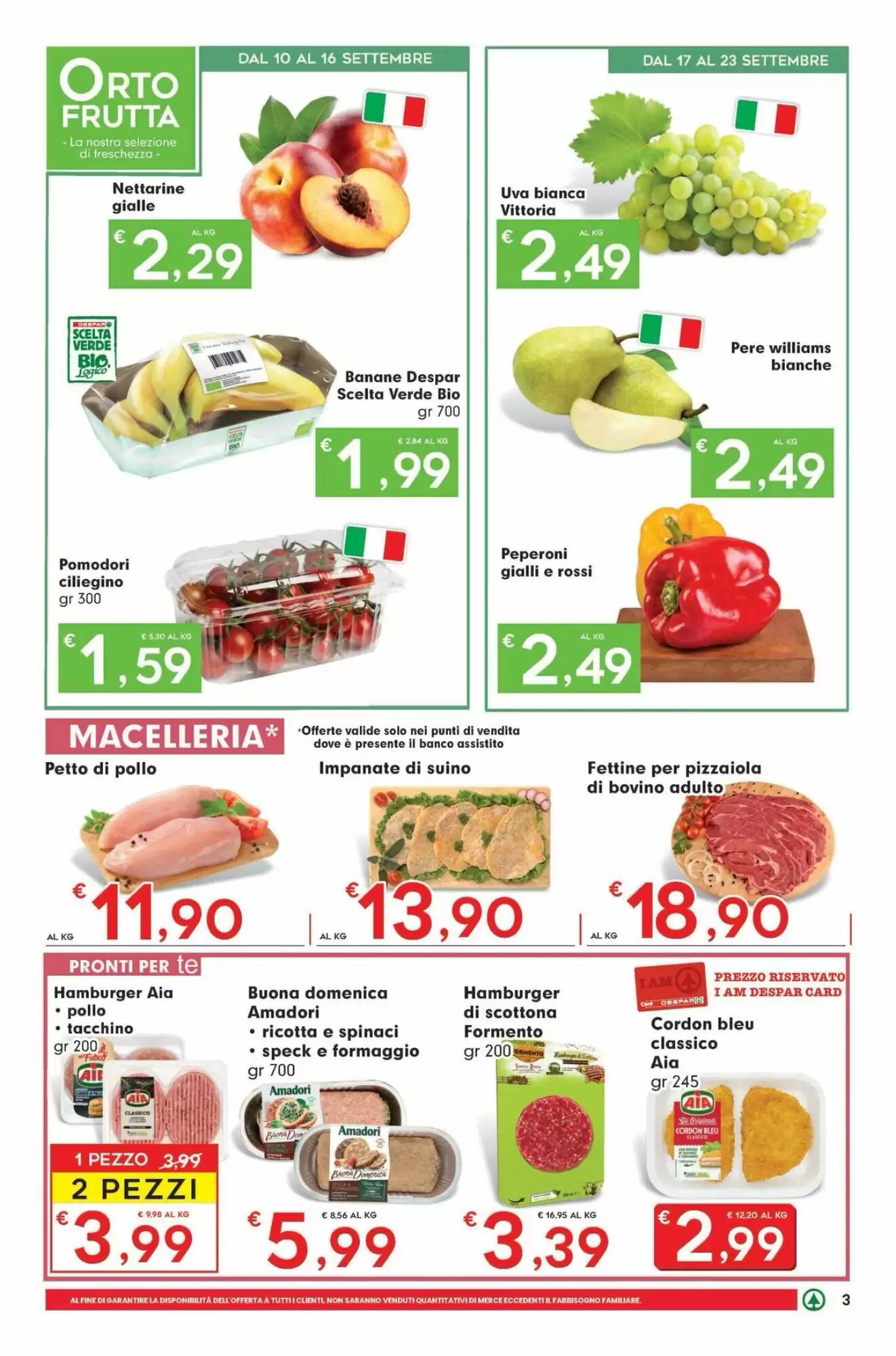 Volantino promozionale Despar  valide dal 10/09/2026 - Pagina 3.